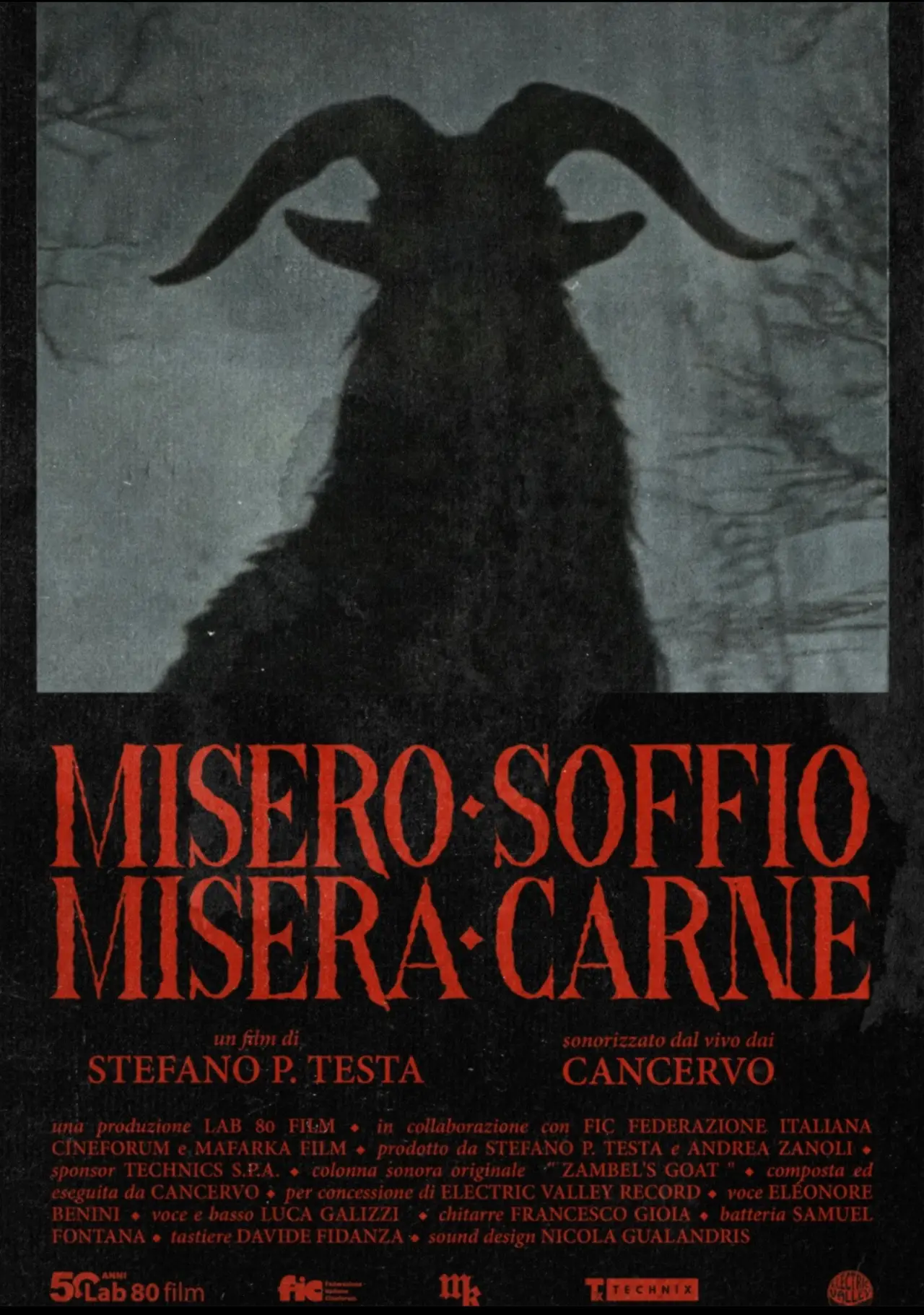 Movie poster "Misero Soffio Misera Carne"