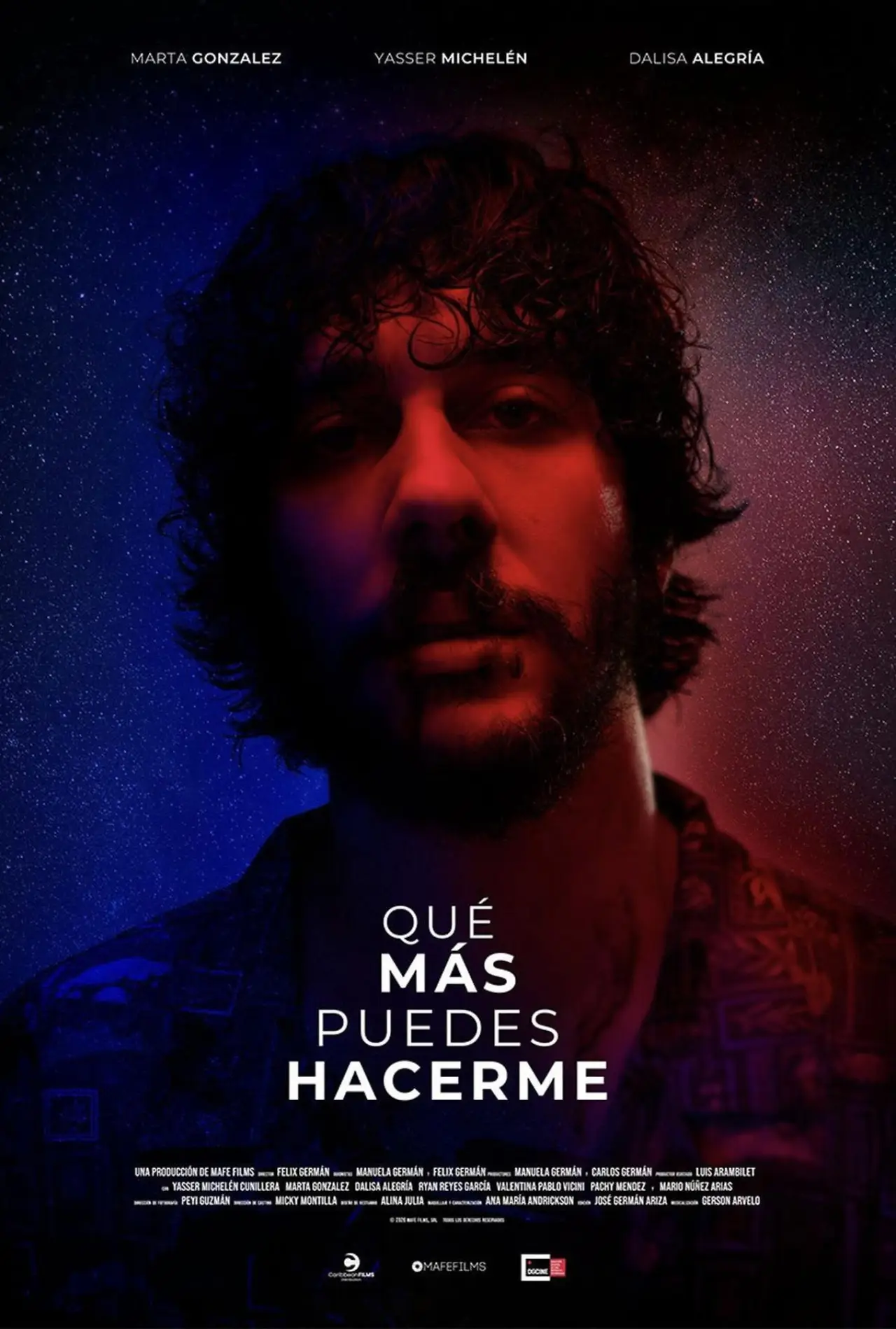 Movie poster "Qué más puedes hacerme"