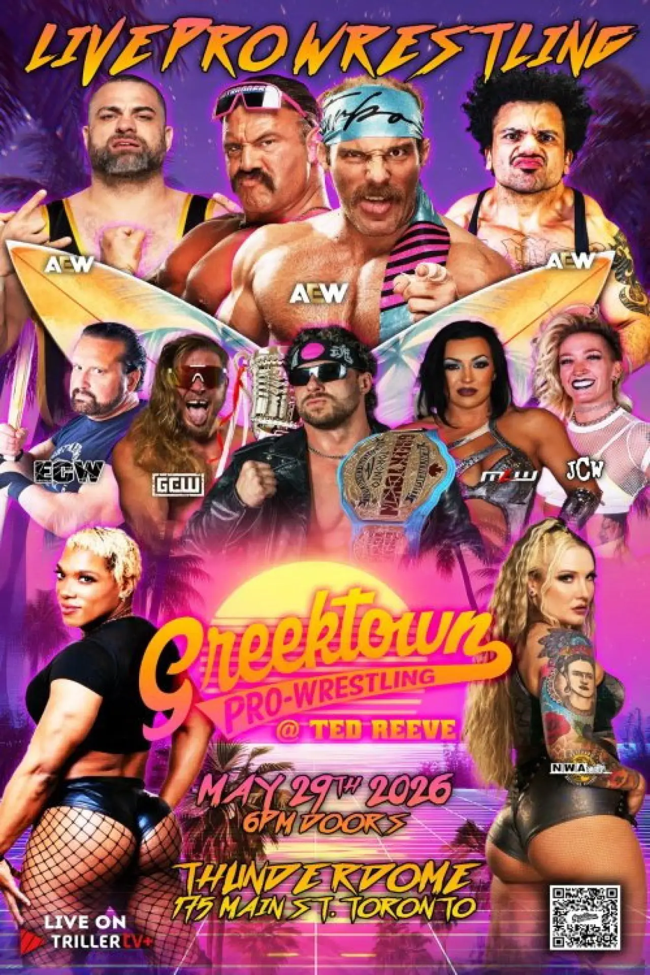 Movie poster "Greektown Wrestling 5.29.16"