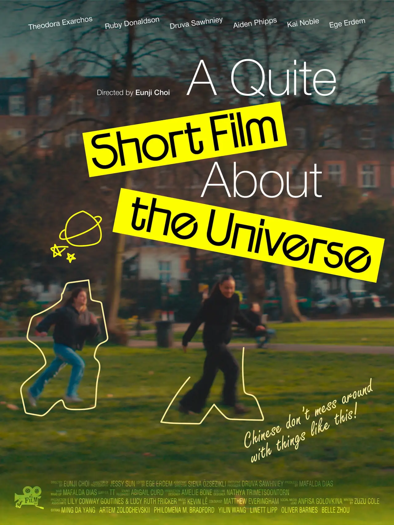 Movie poster "A Quite Short Film About the Universe"