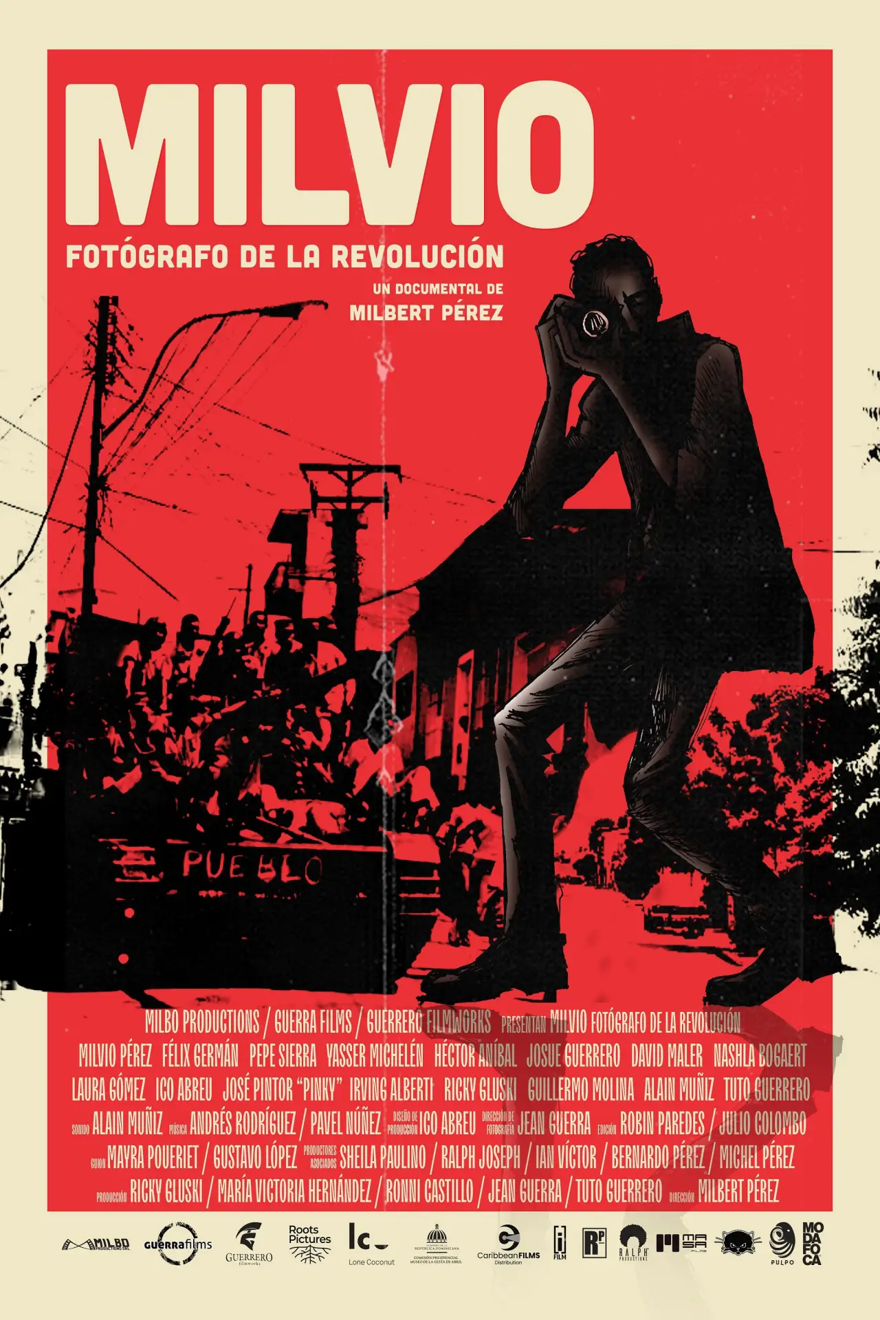 Movie poster "Milvio: Fotógrafo de la Revolución"