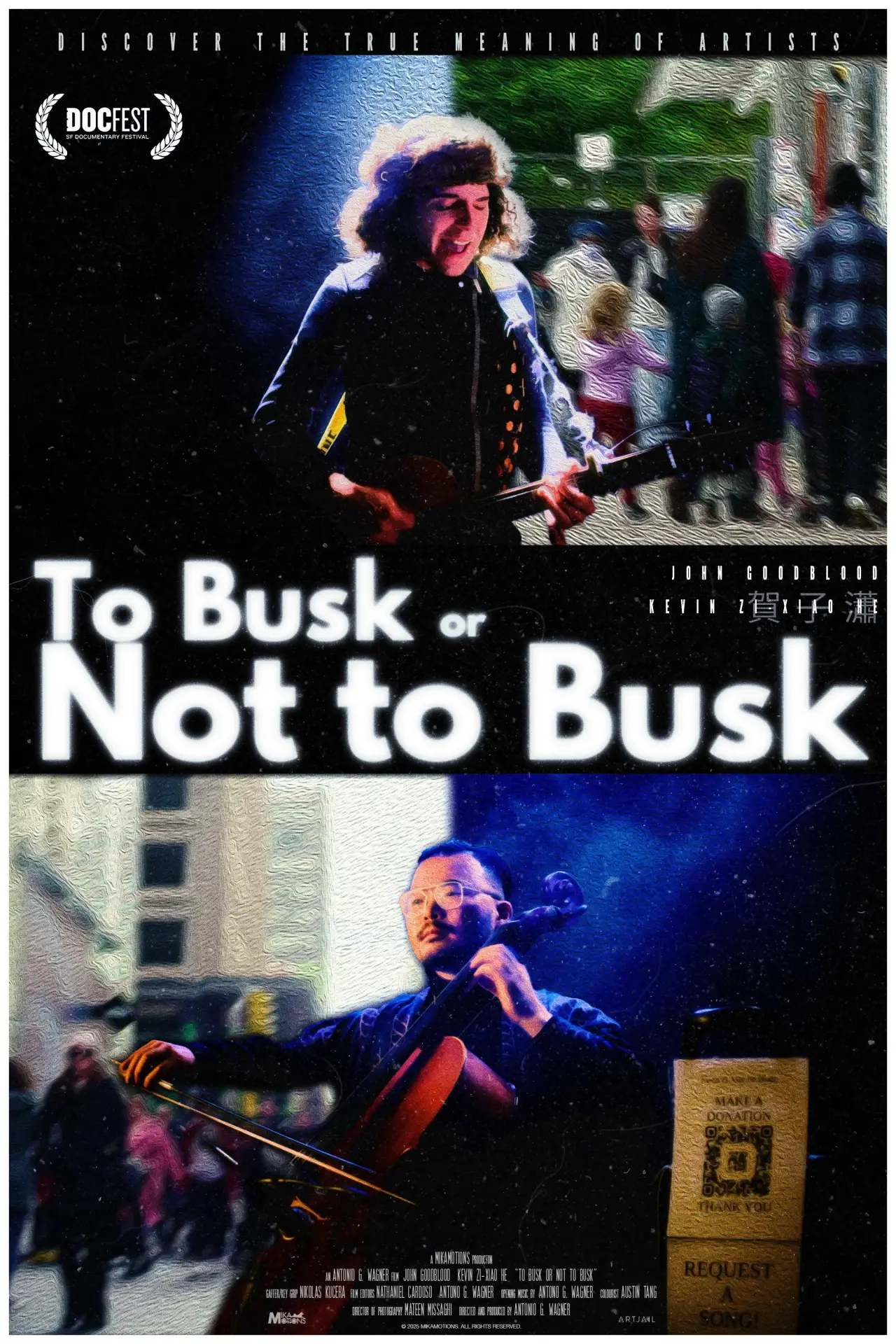 Movie poster "To Busk or Not to Busk"