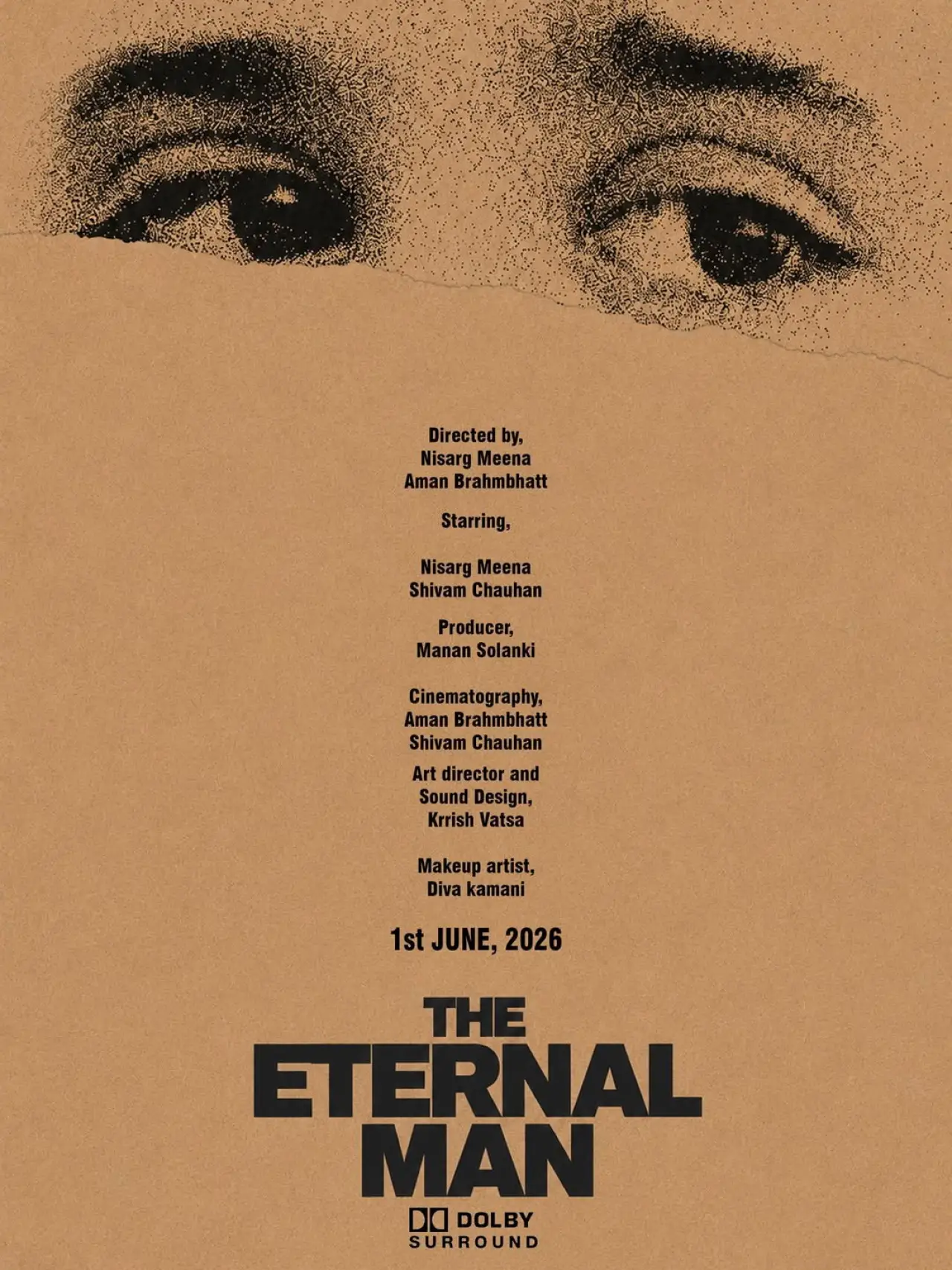 Movie poster "THE ETERNAL MAN"