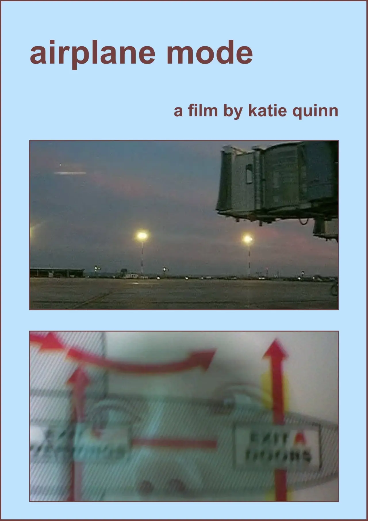Movie poster "AIRPLANE MODE"