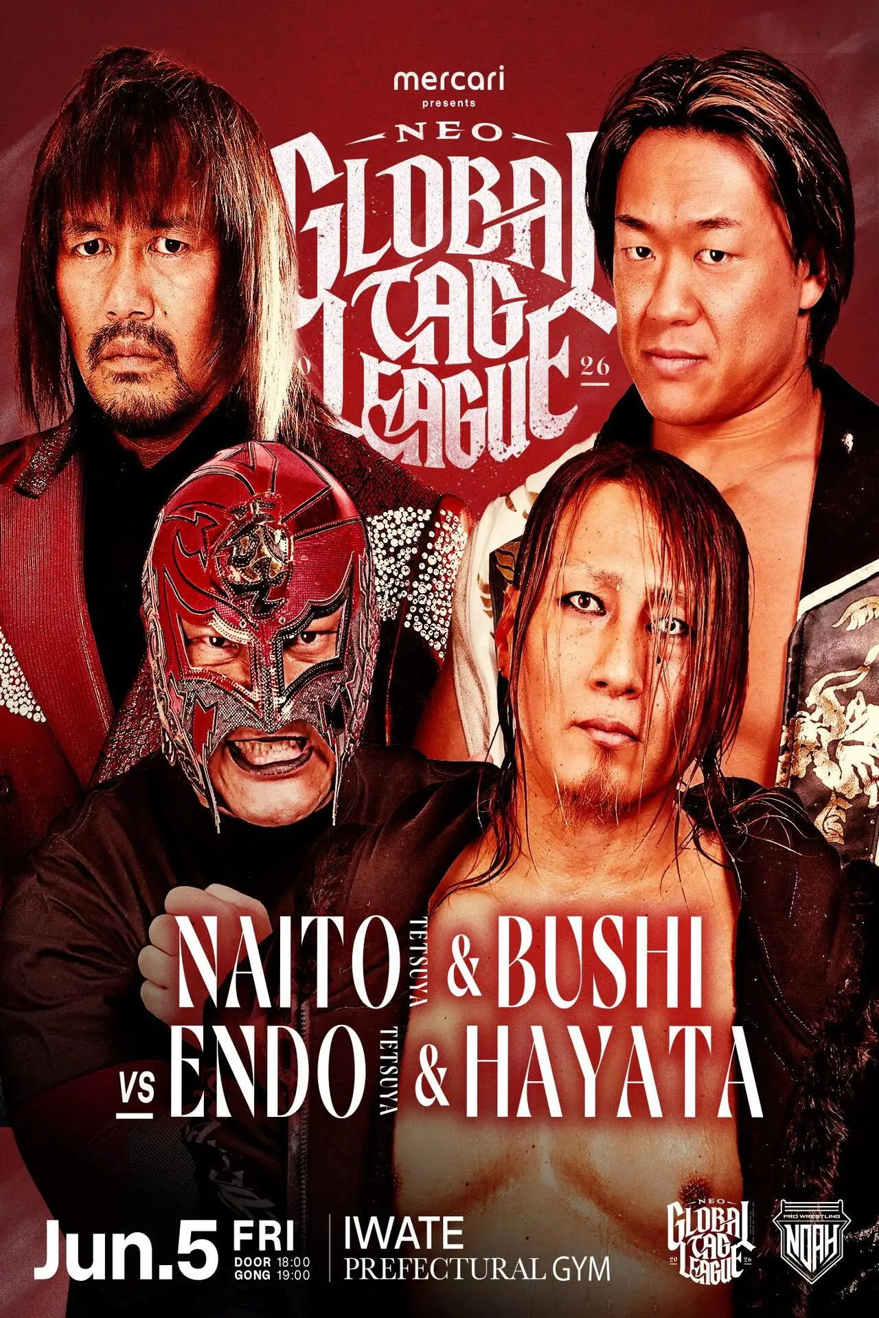 Movie poster "NOAH Neo Global Tag League 2026 ~ Day 8"