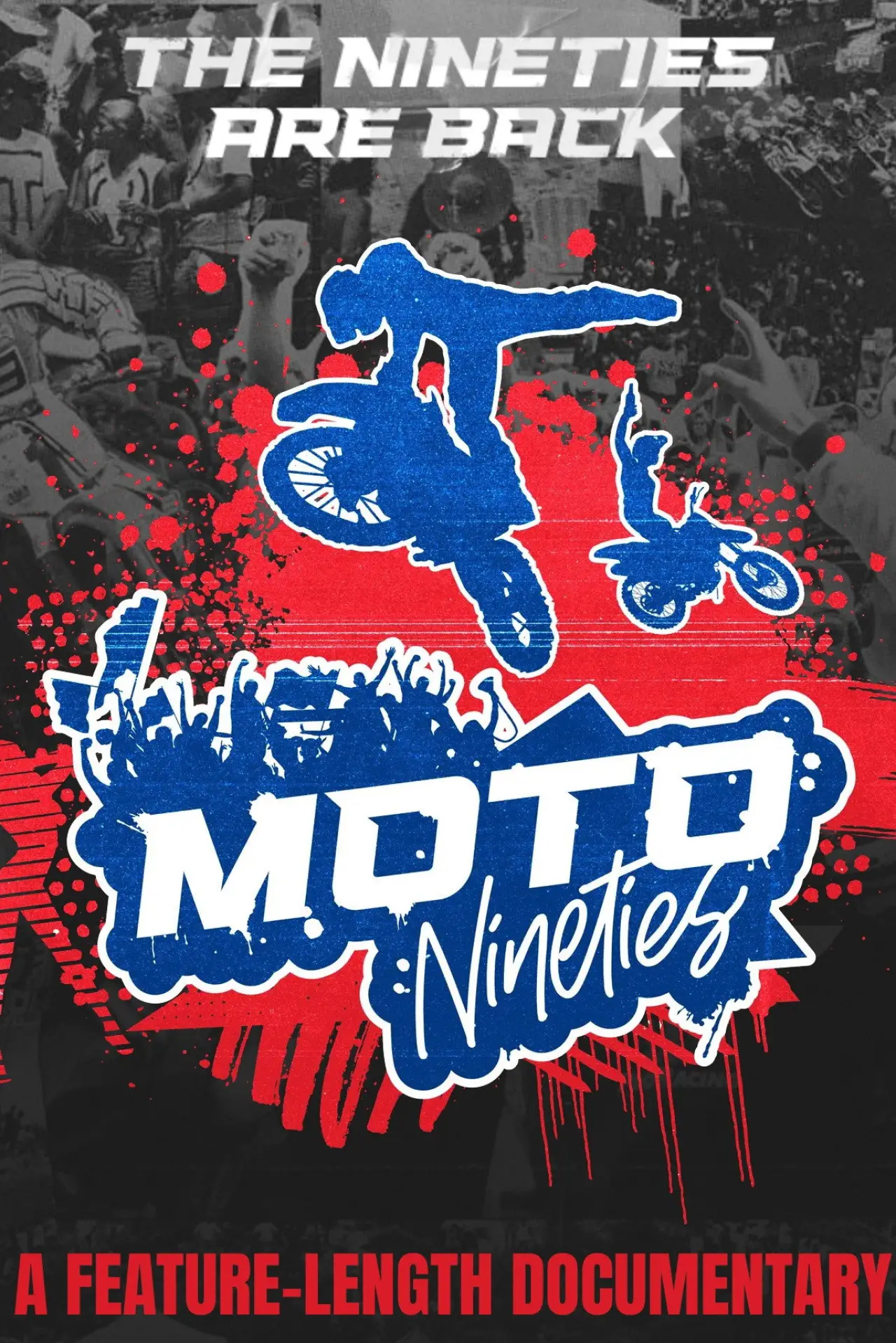 Movie poster "Moto Nineties: Rub Some Dirt on It"