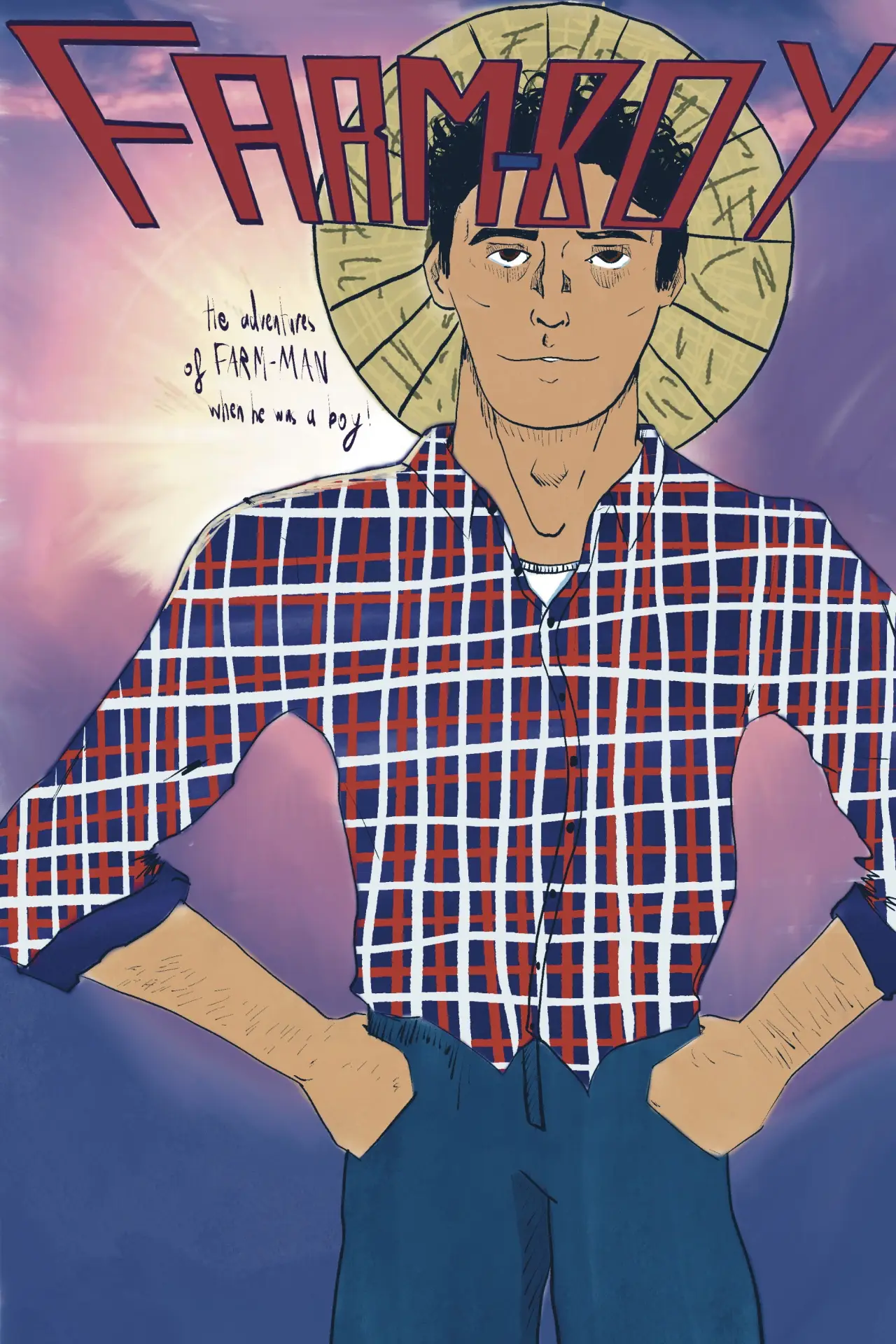 Movie poster "Farm-Boy: The Adventures of Farm-Man when he was a Boy"