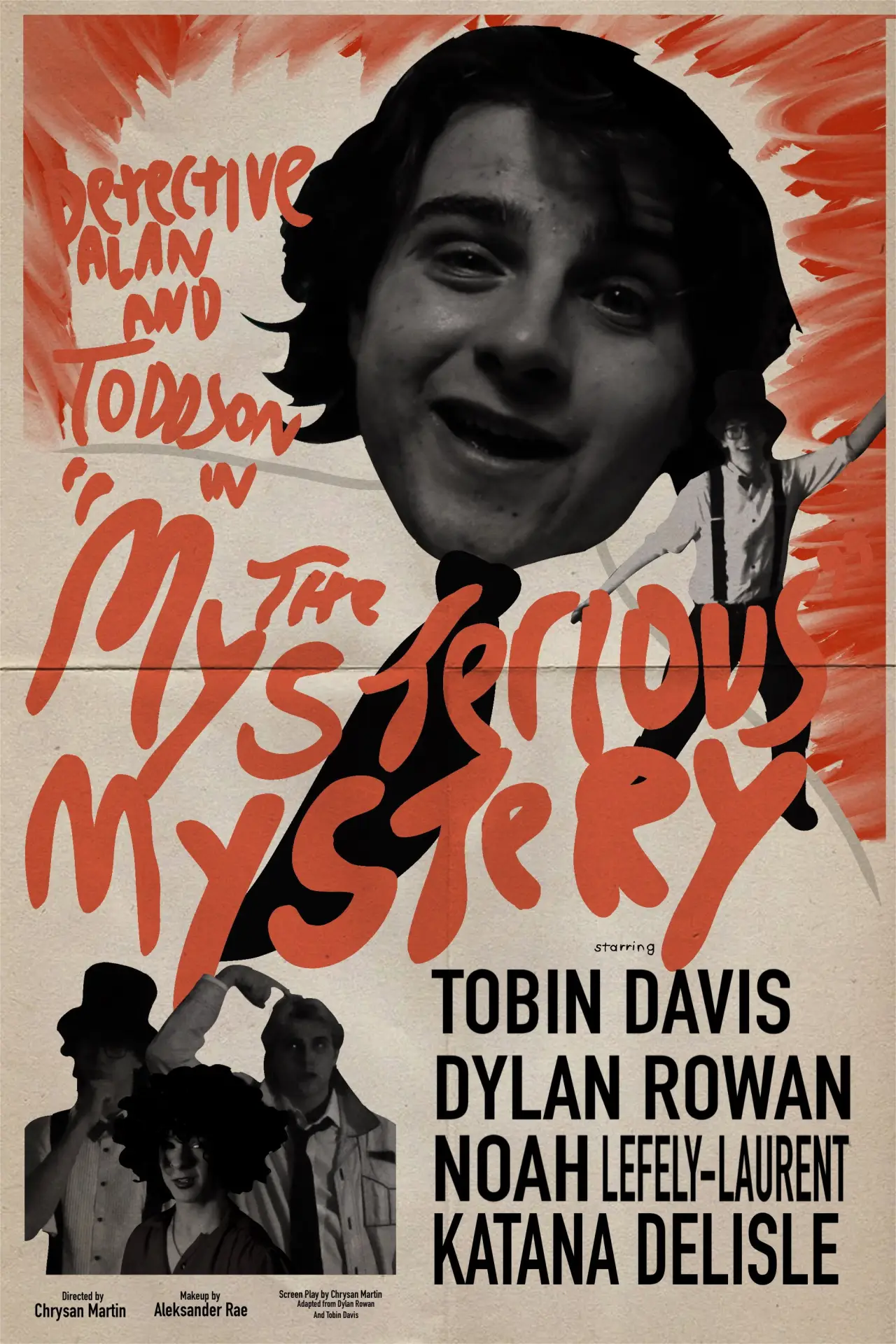 Movie poster "Detective Alan and Toddson in ”The Mysterious Mystery!”"