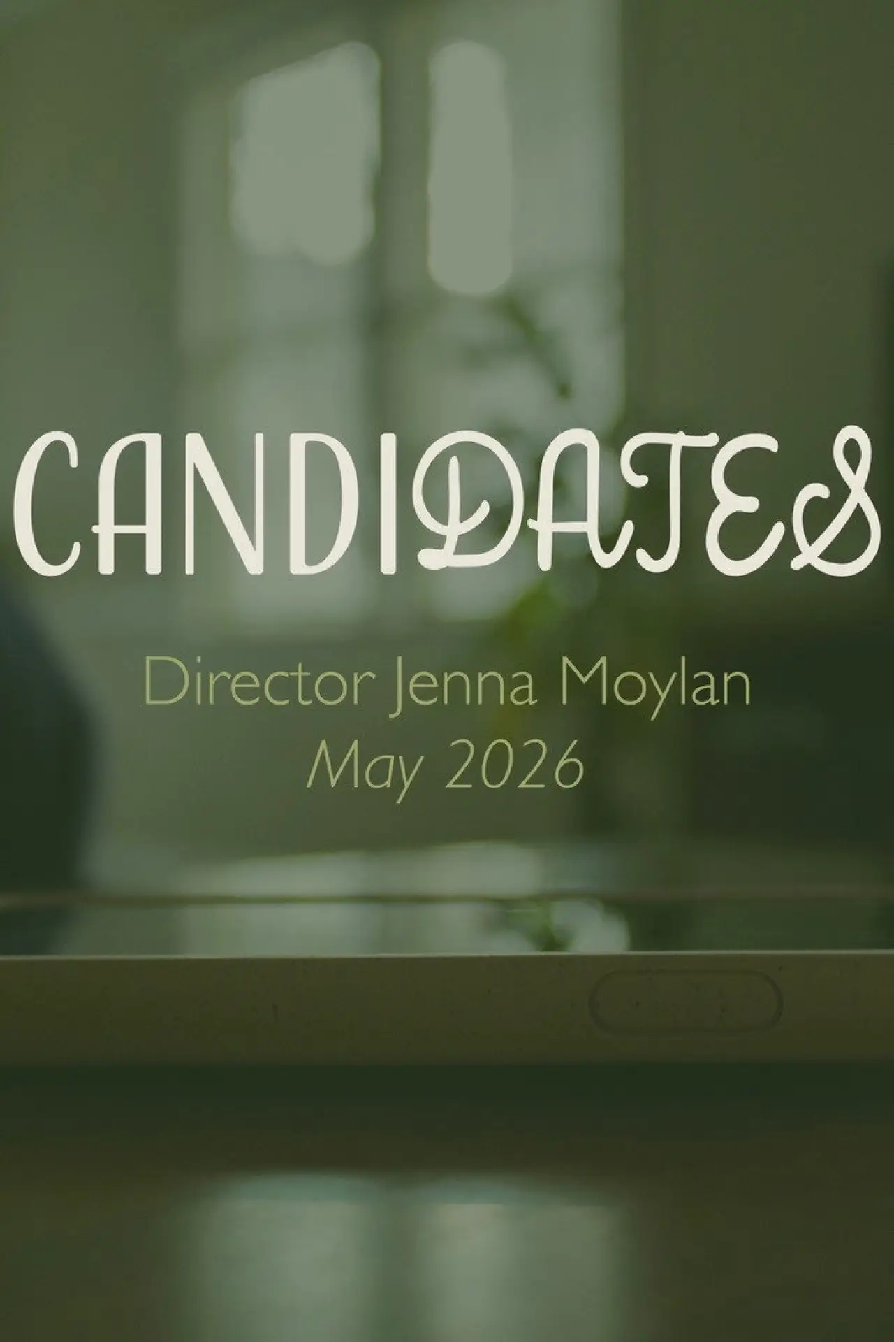 Movie poster "Candidates"