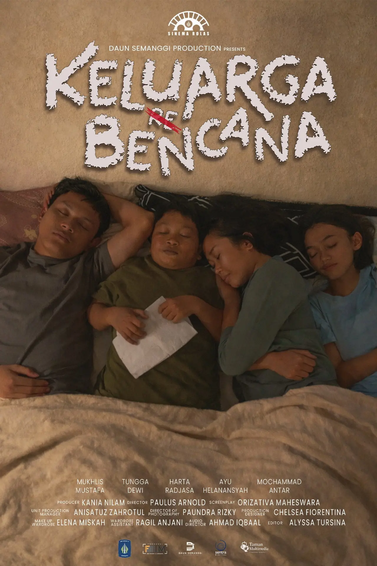 Movie poster "Keluarga Bencana"