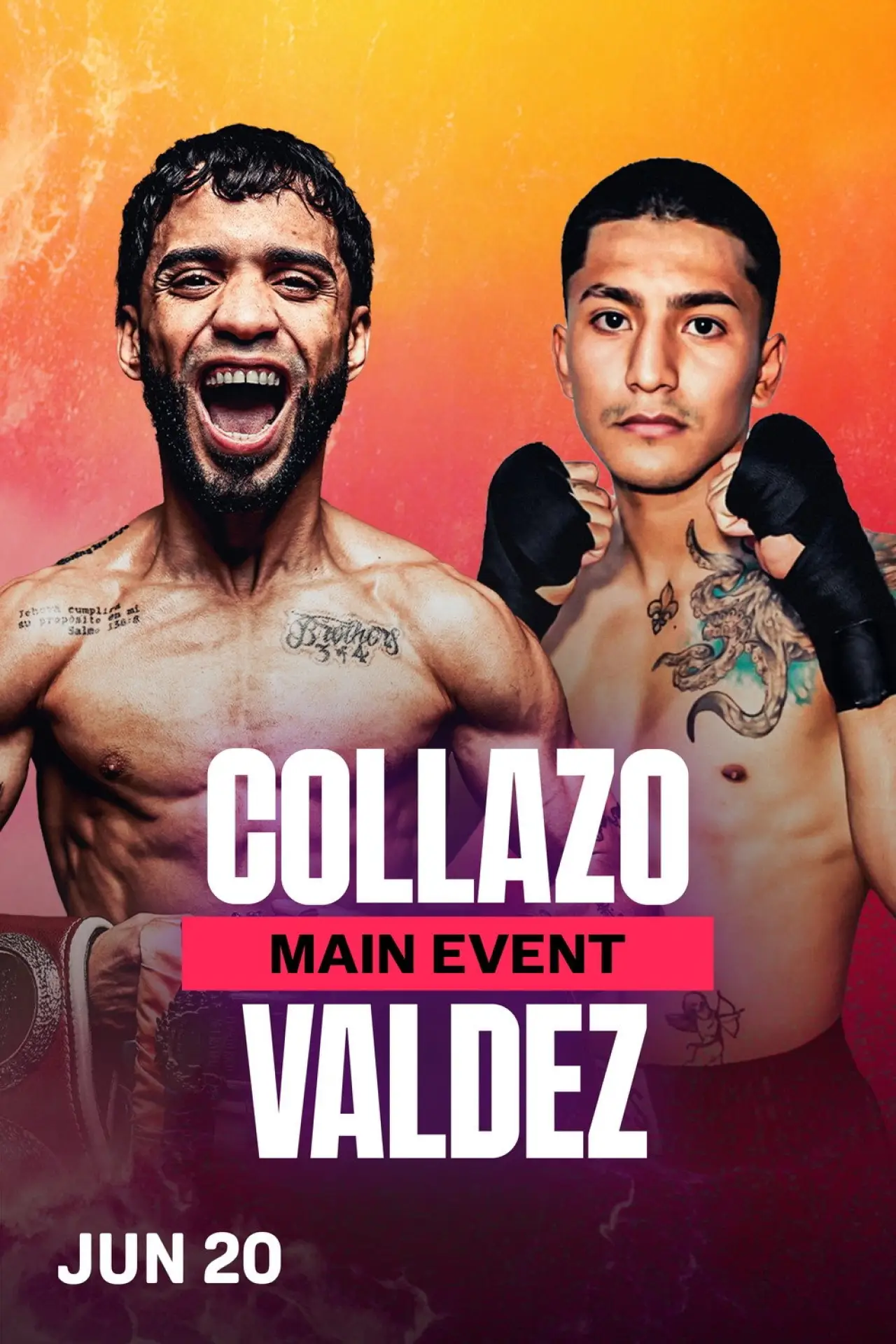 Movie poster "Oscar Collazo vs. Neider Valdez"