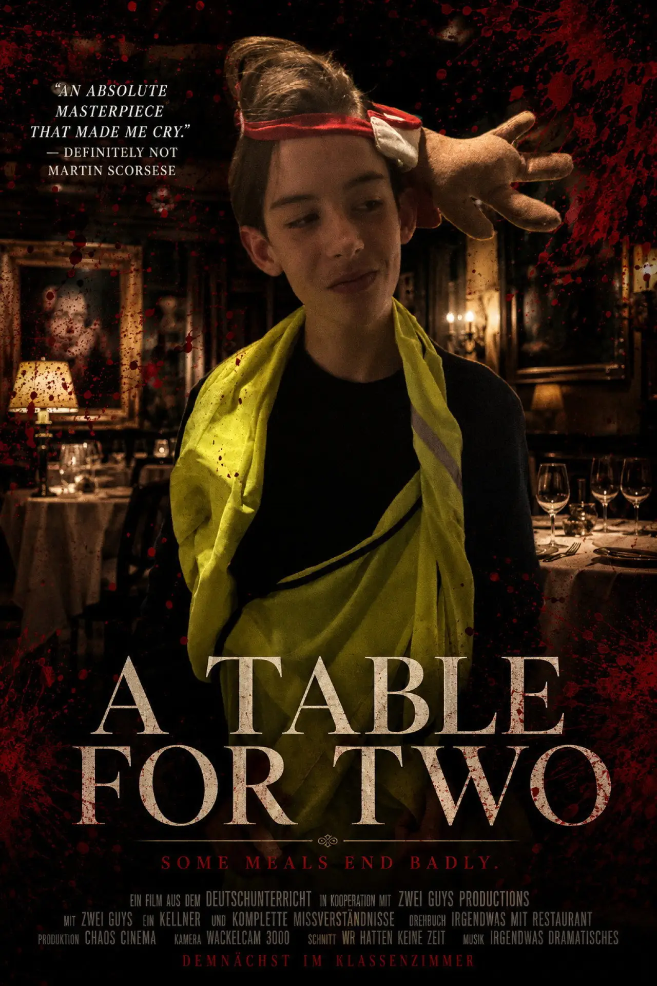 Movie poster "A table for two"