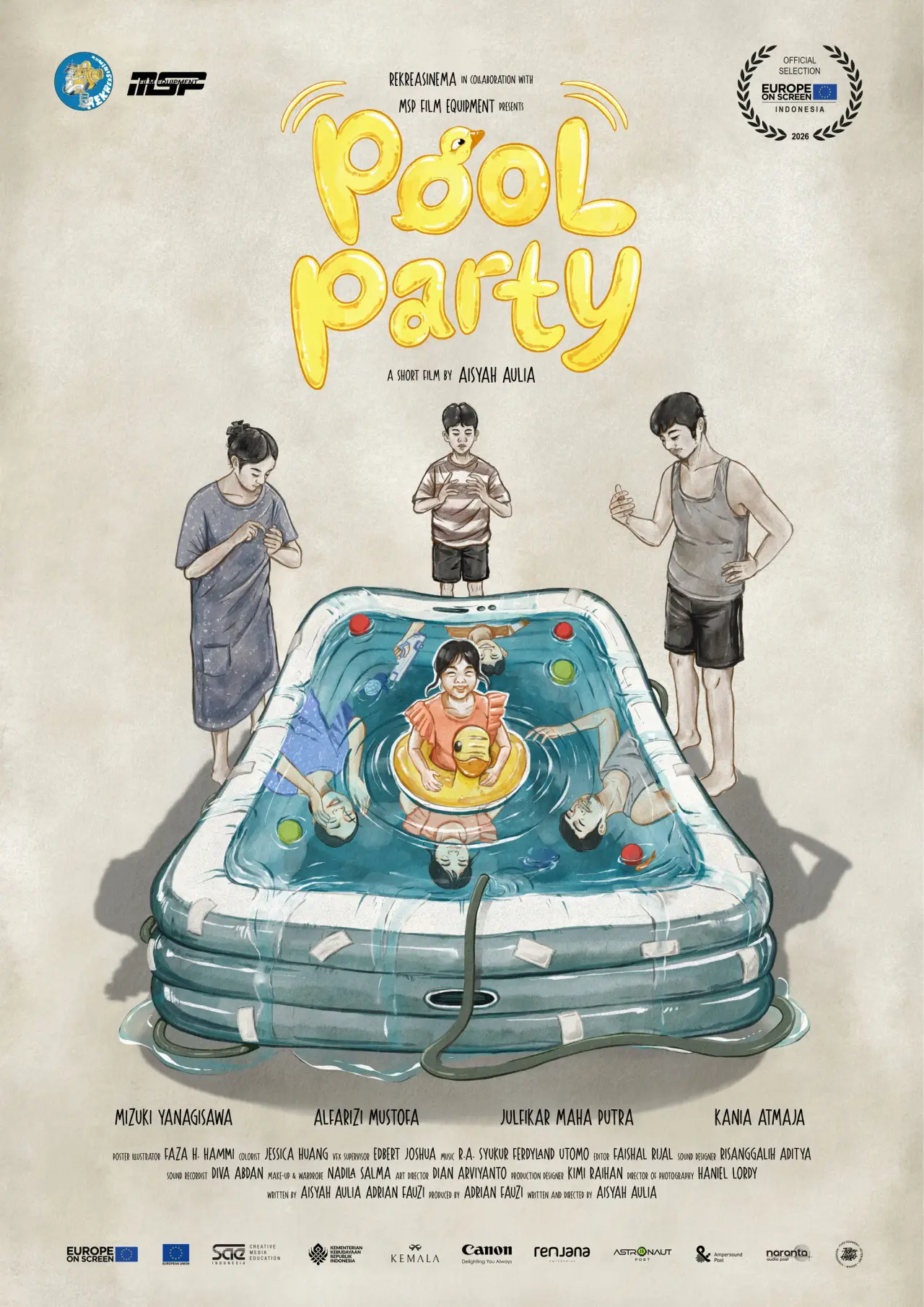 Movie poster "Pool Party"