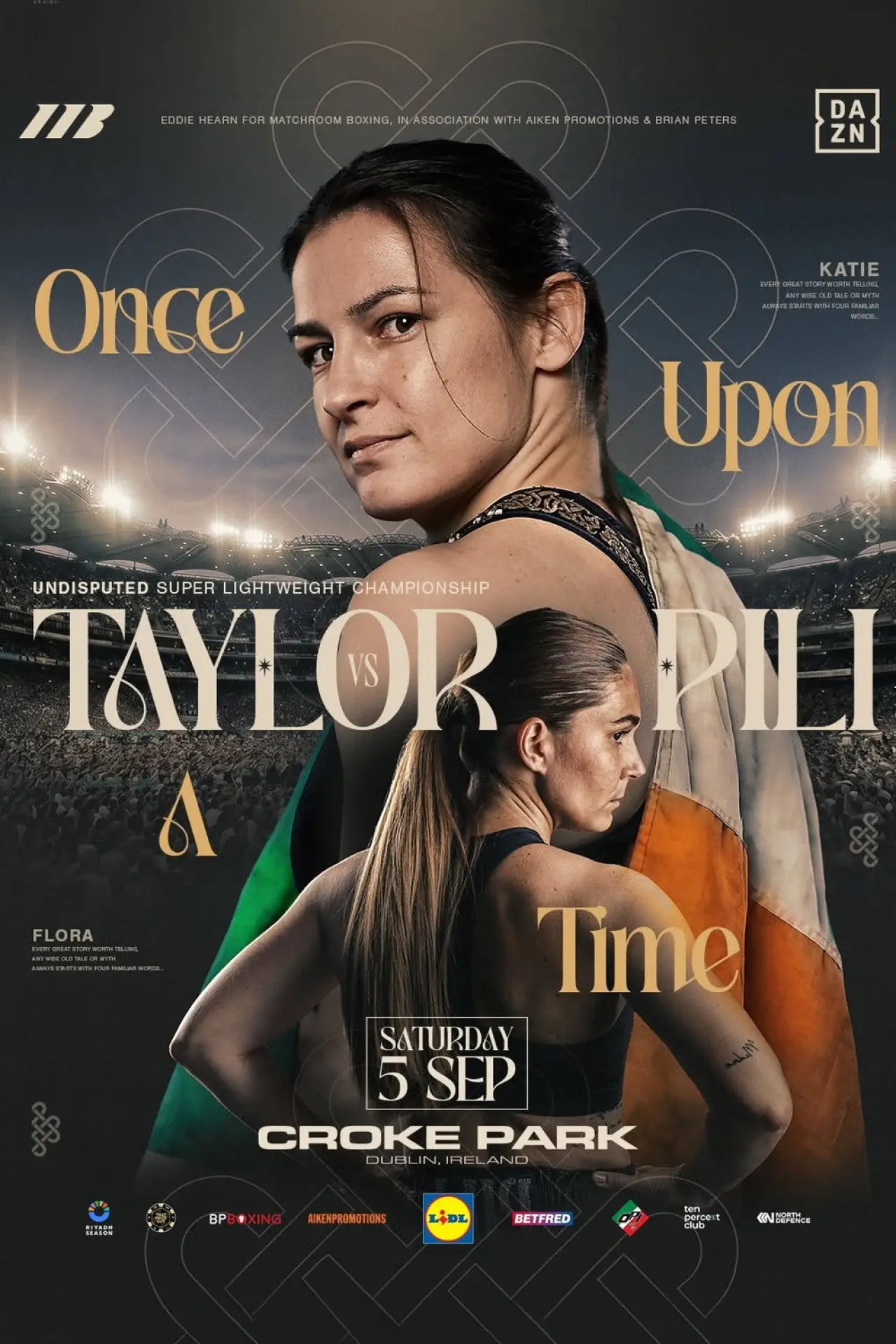 Movie poster "Katie Taylor vs. Flora Pili"