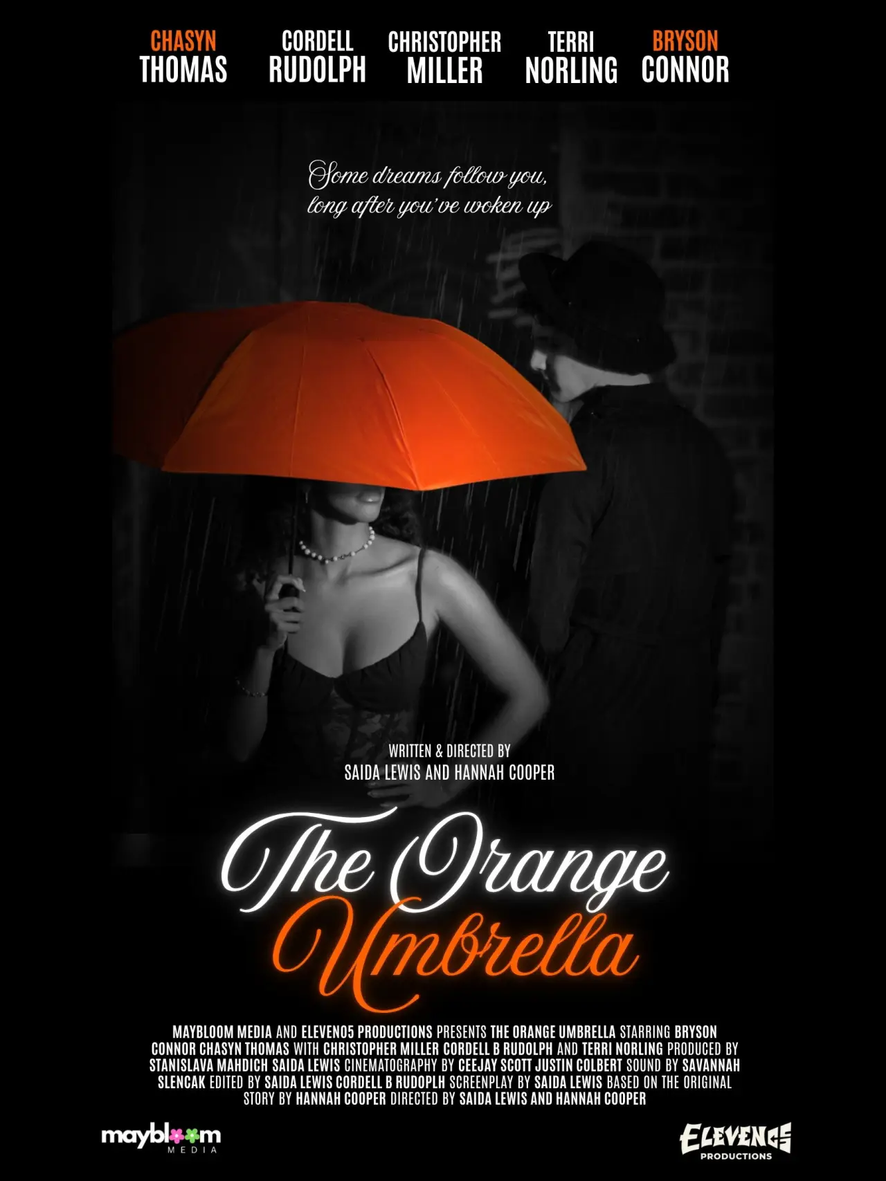 Movie poster "The Orange Umbrella"