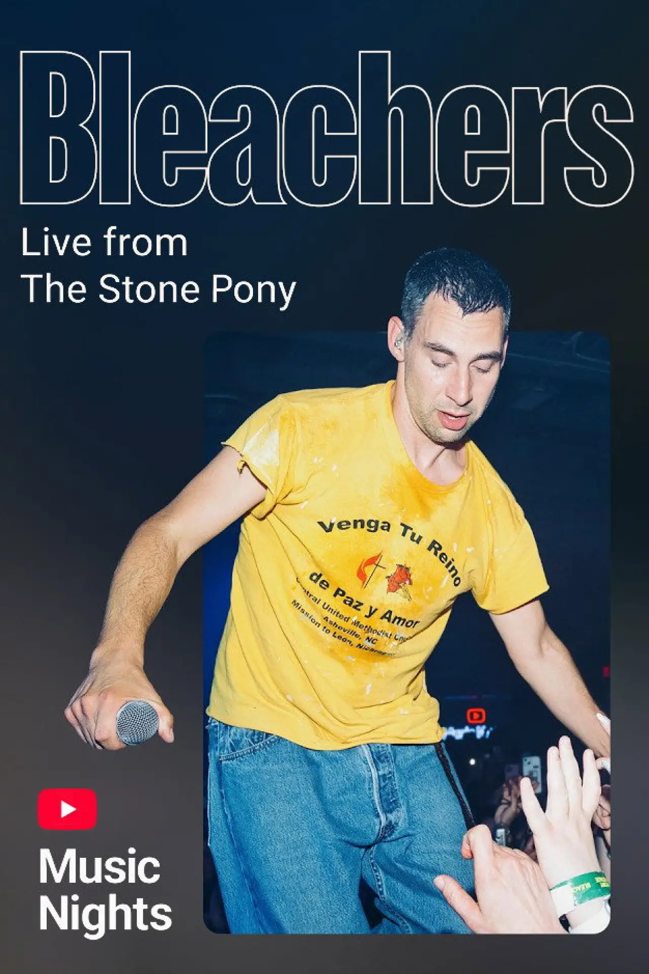 Movie poster "Bleachers - Live From The Stone Pony (YouTube Music Nights)"