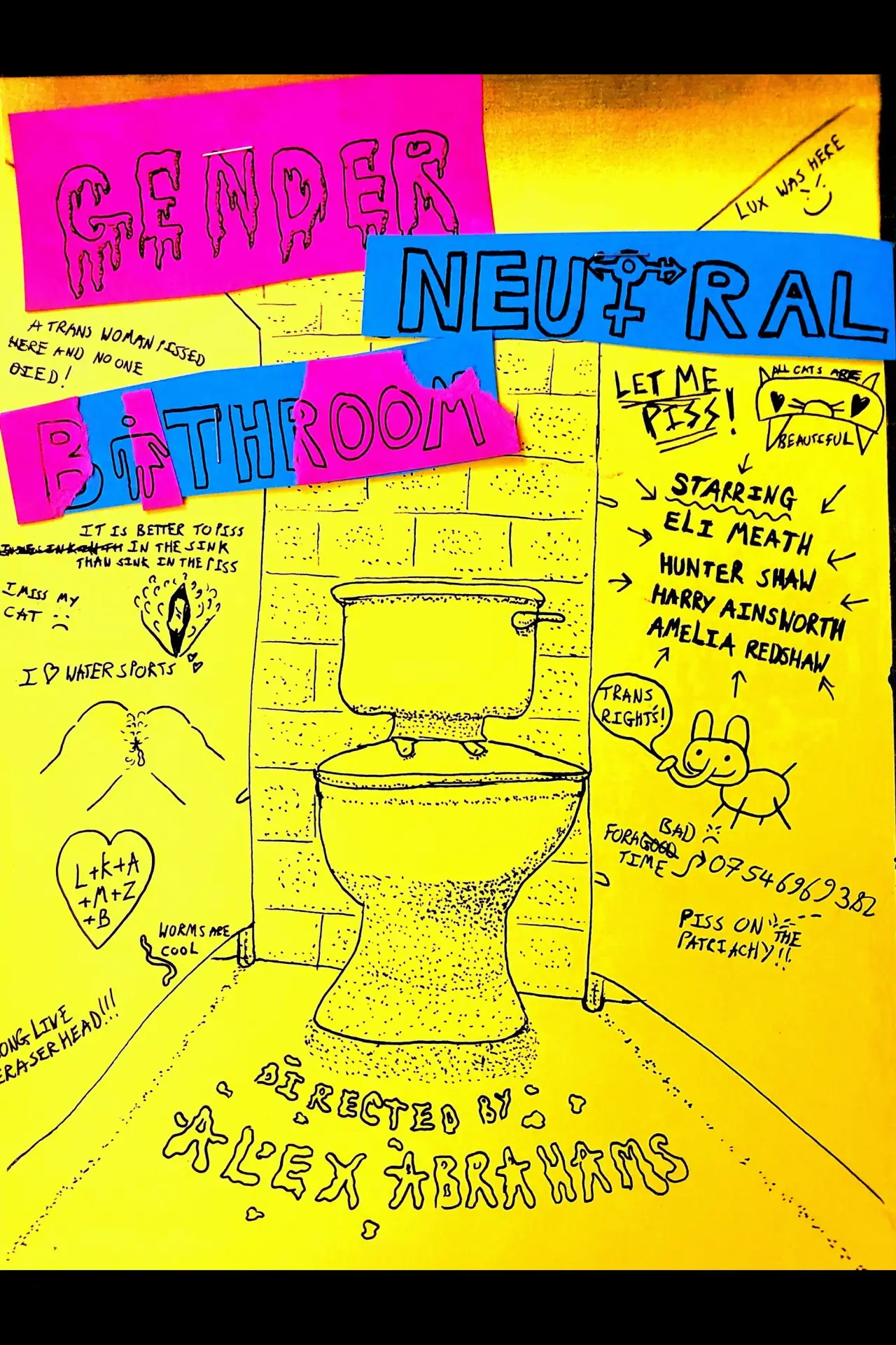Movie poster "GENDER NEUTRAL BATHROOM"
