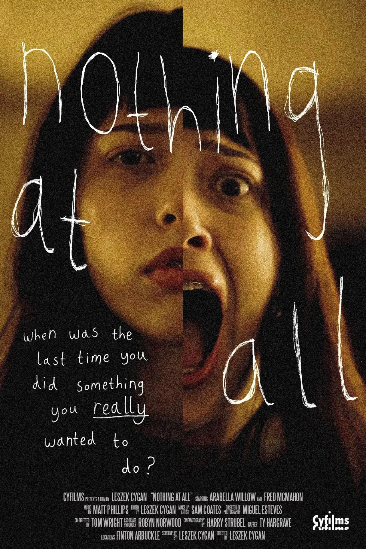Movie poster "Nothing at All"