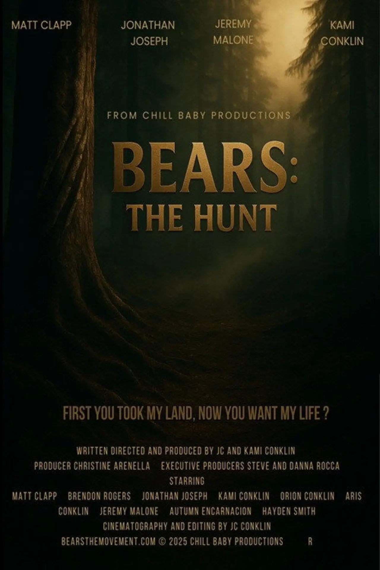 Movie poster "Bears: The Hunt"