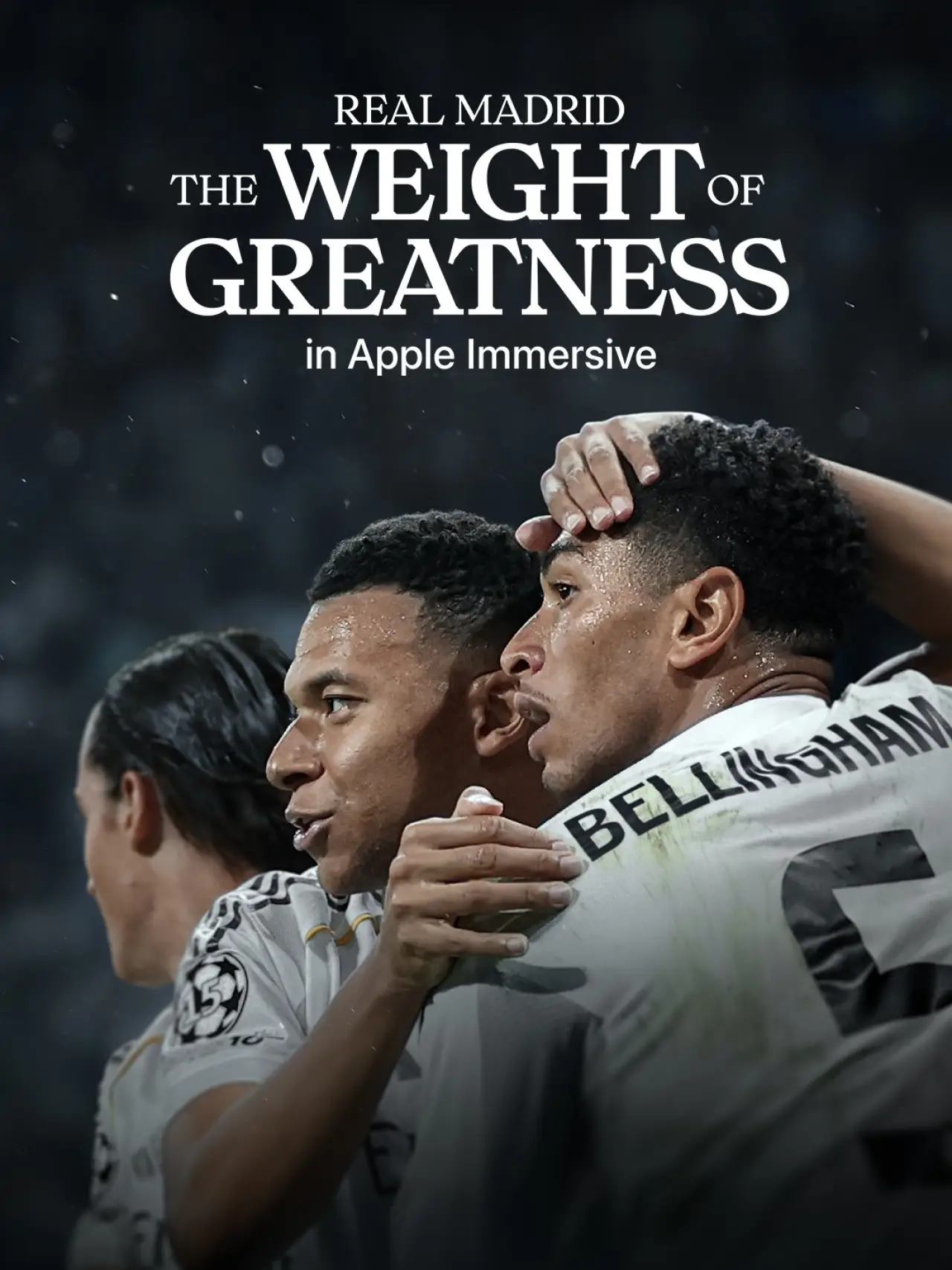 Movie poster "Real Madrid: The Weight of Greatness"