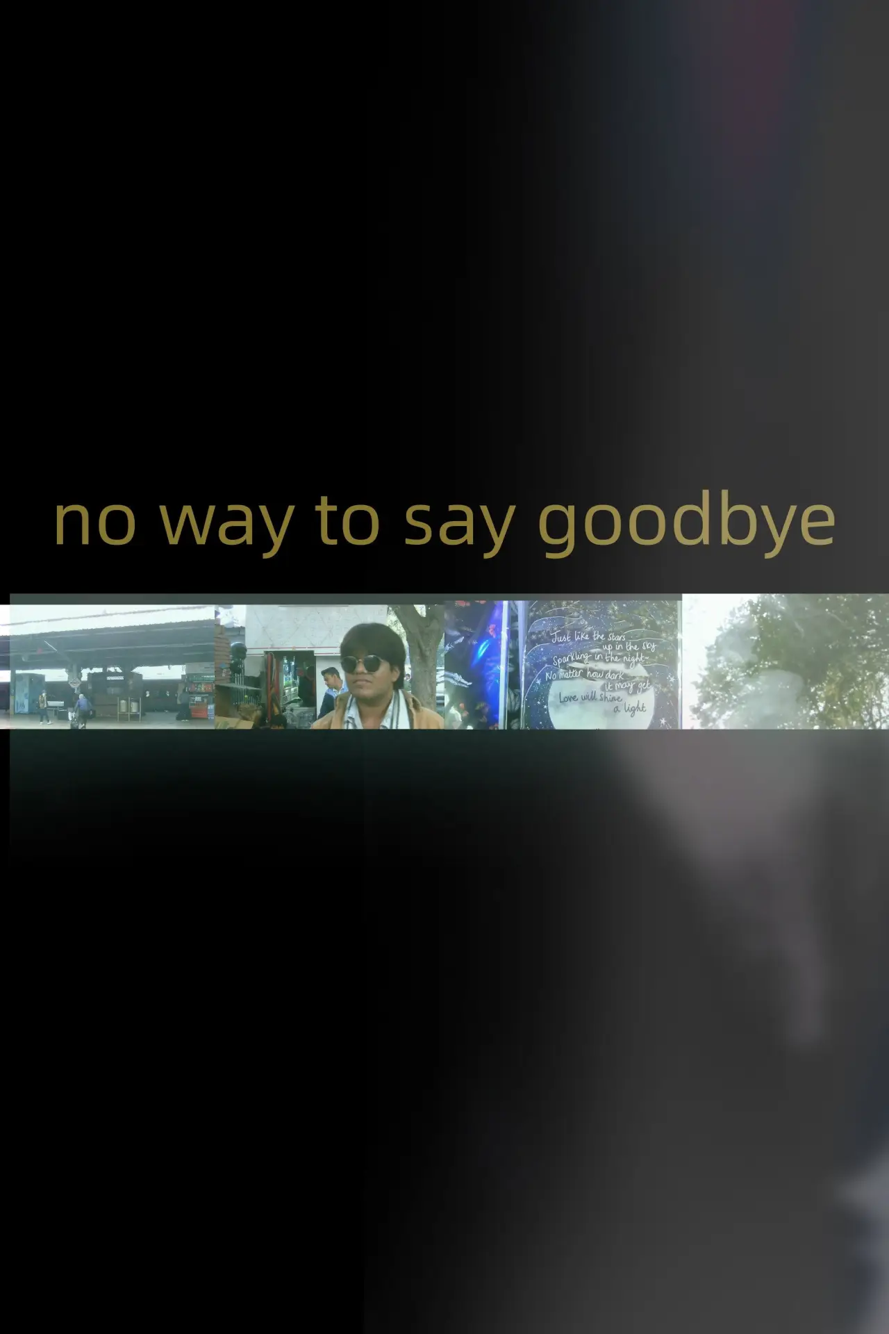 Movie poster "no way to say goodbye"