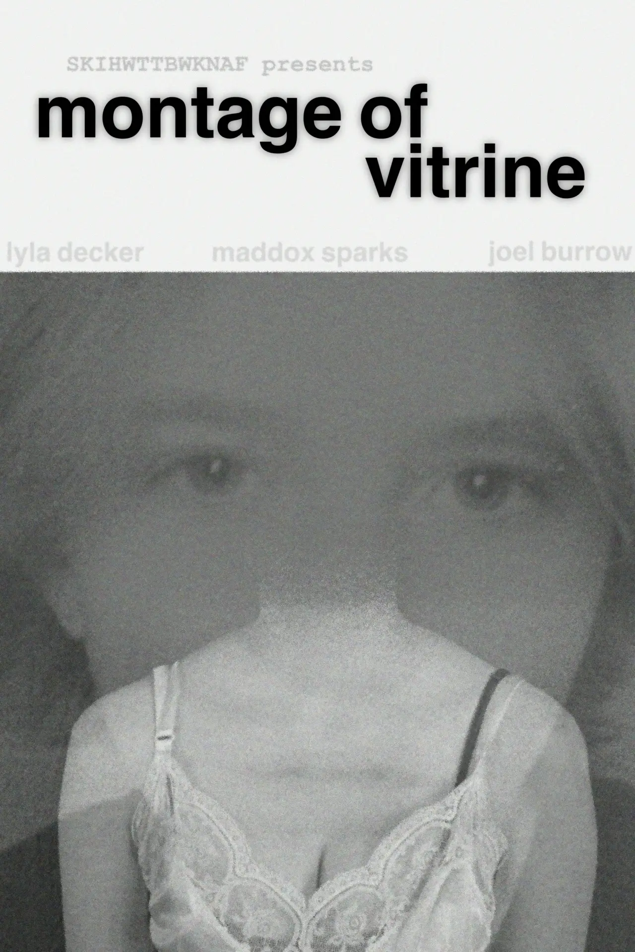 Movie poster "Montage of Vitrine"