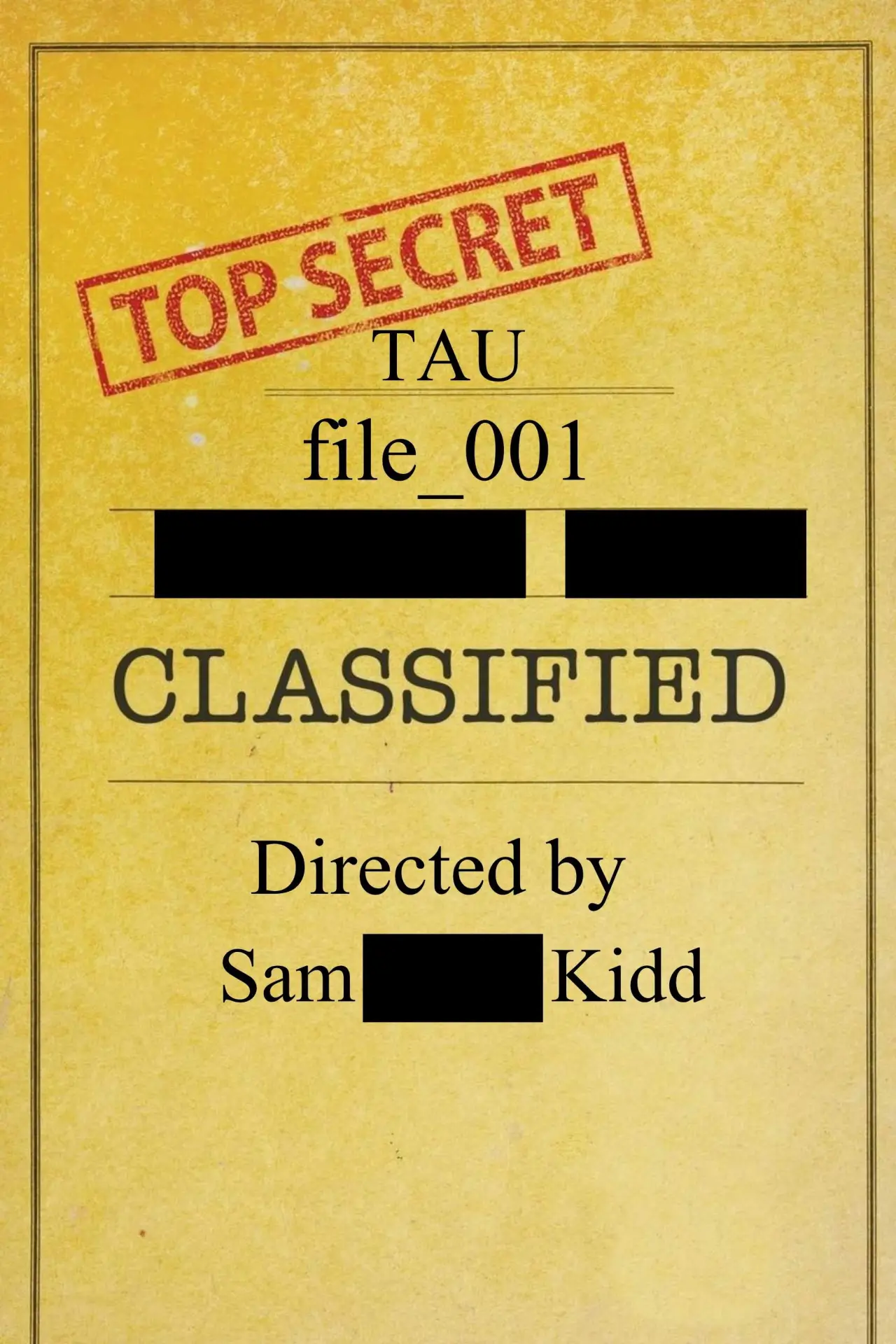 Movie poster "TAU file_001"