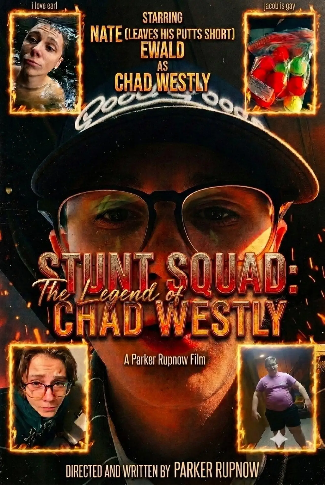 Movie poster "Stunt Squad: The Legend of Chad Westly"