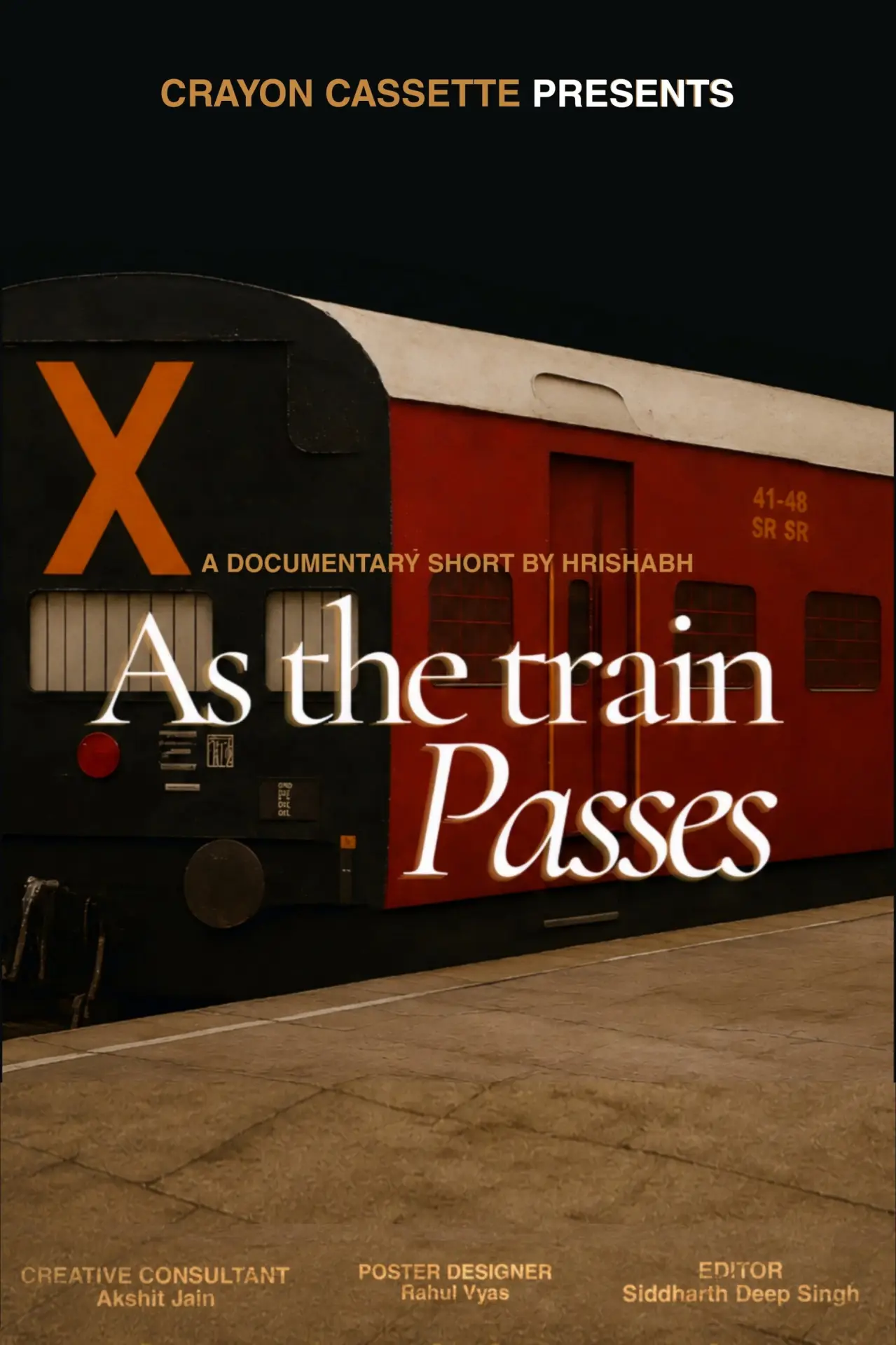 Movie poster "As The Train Passes"