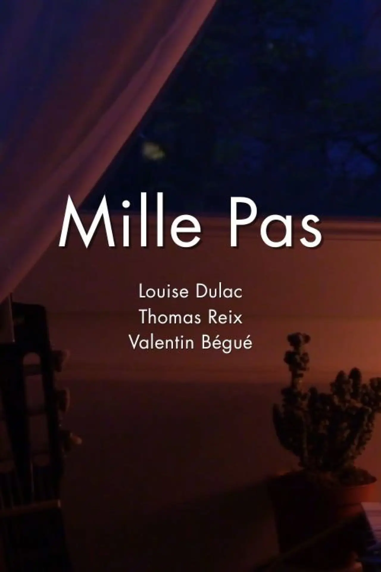 Movie poster "Mille Pas"