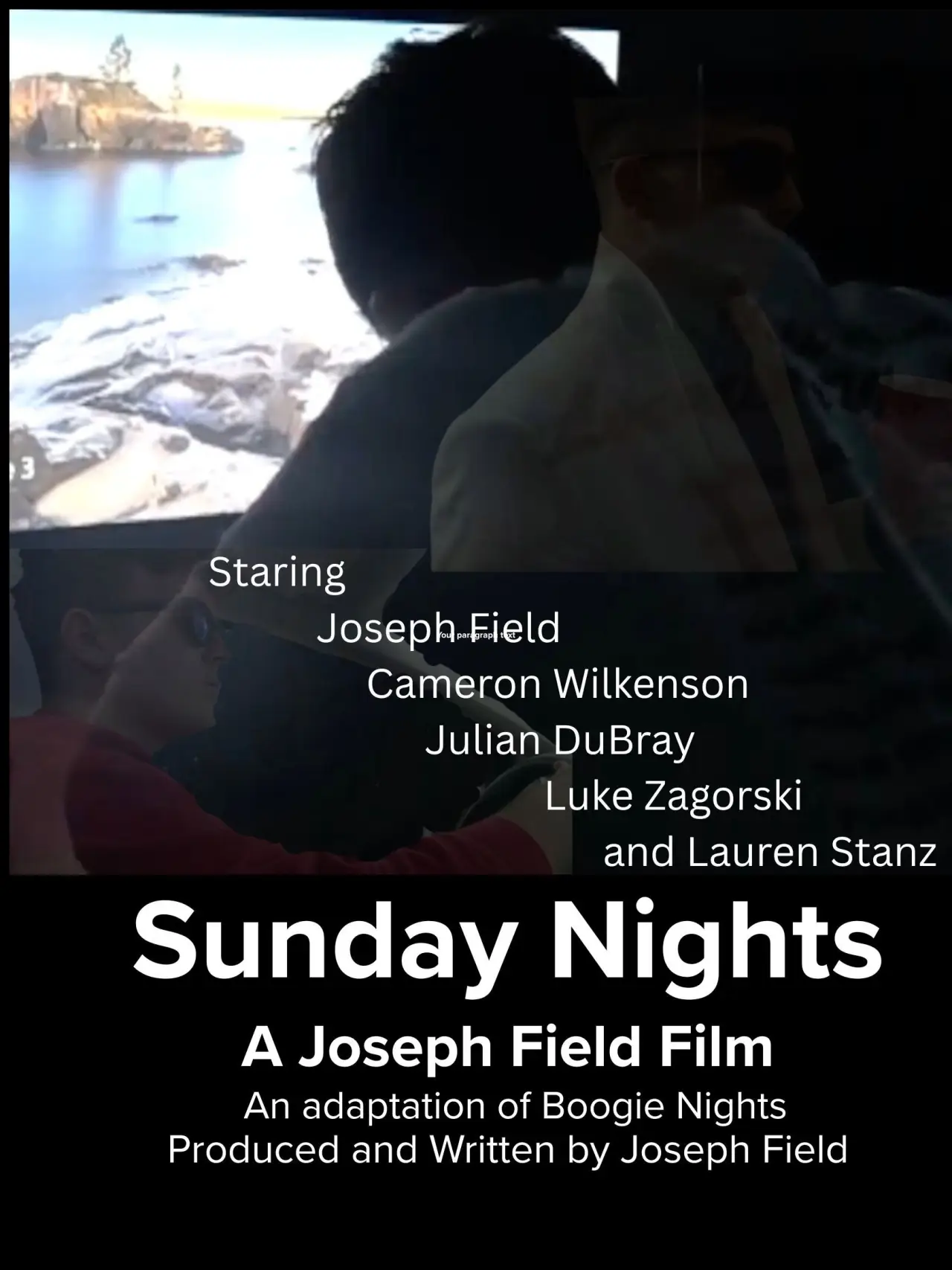Movie poster "Sunday Nights"