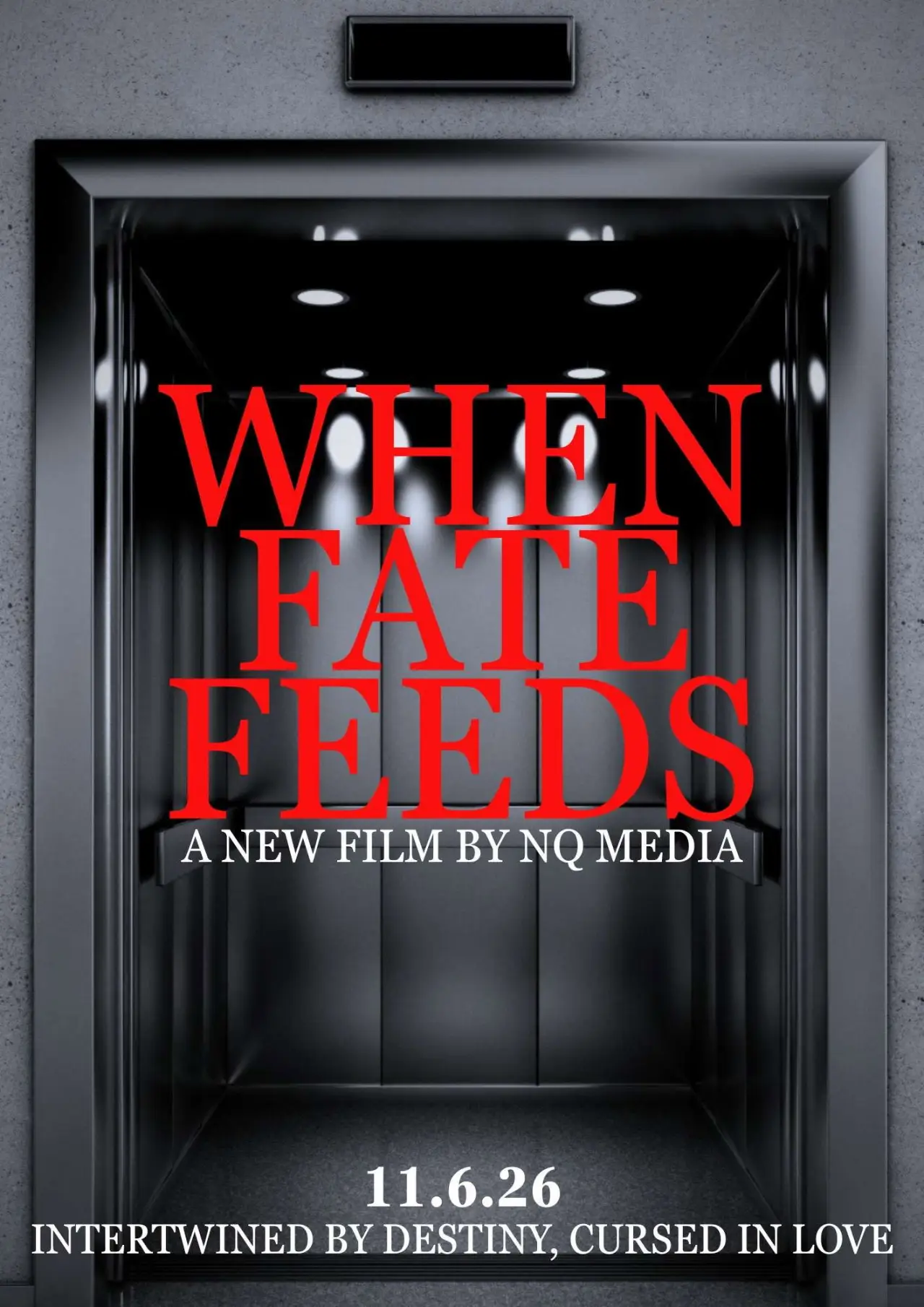 Movie poster "When Fate Feeds"