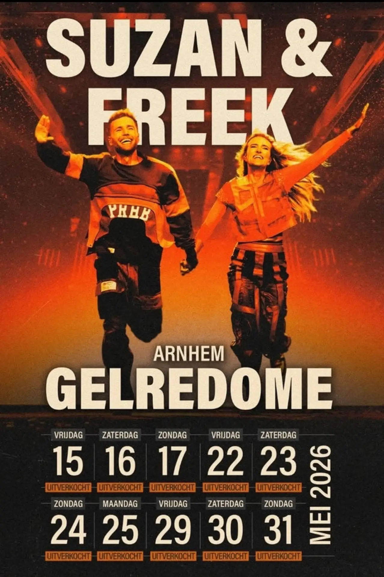 Movie poster "Suzan & Freek Live in Gelredome"