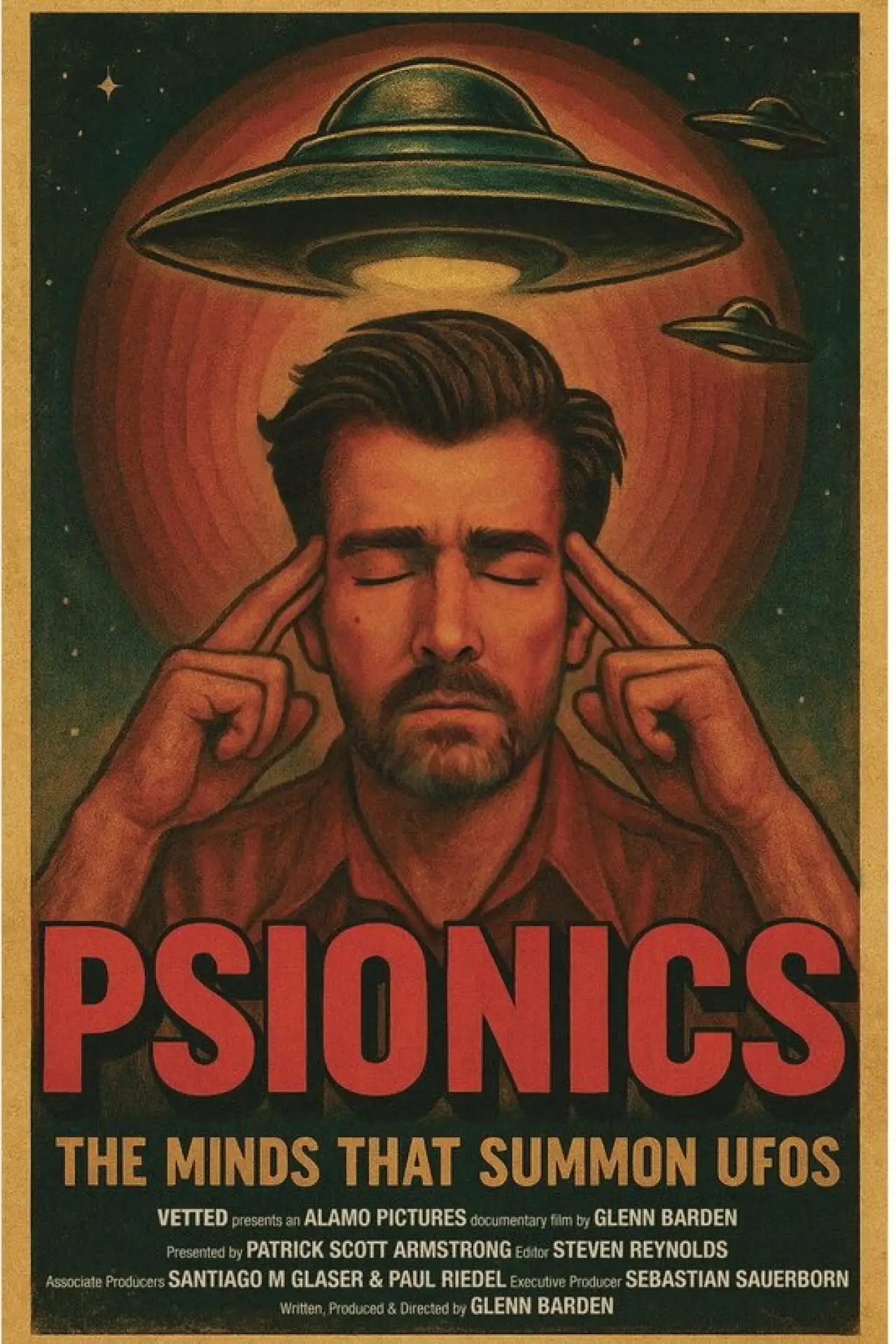 Movie poster "Psionics: The Minds That Summon UFOs"
