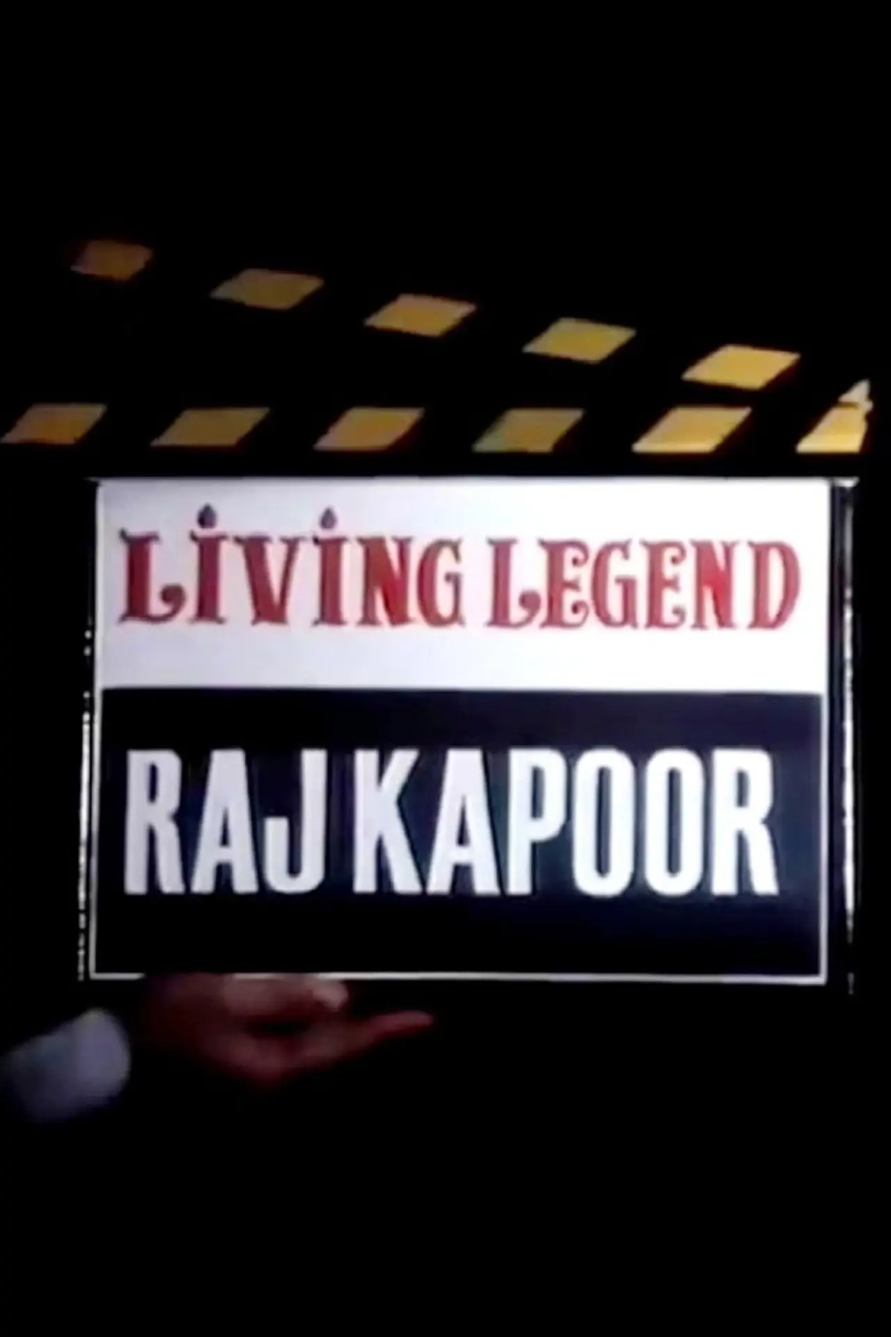 Movie poster "Living Legend - Raj Kapoor"