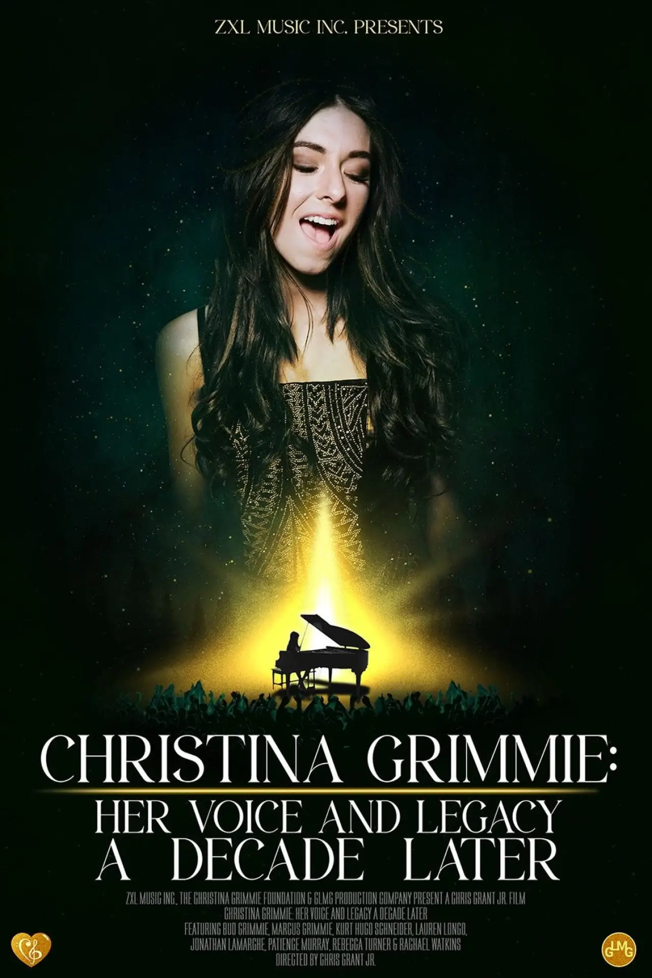 Movie poster "Christina Grimmie: Her Voice and Legacy A Decade Later"