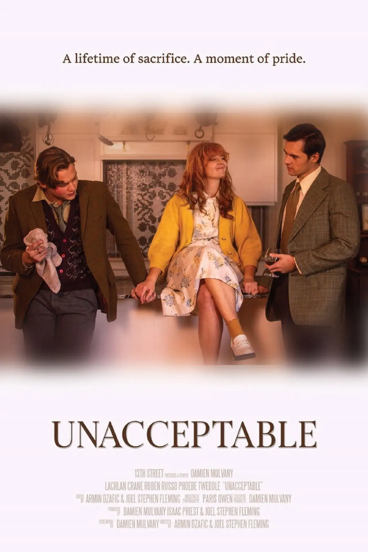 Movie poster "Unacceptable"