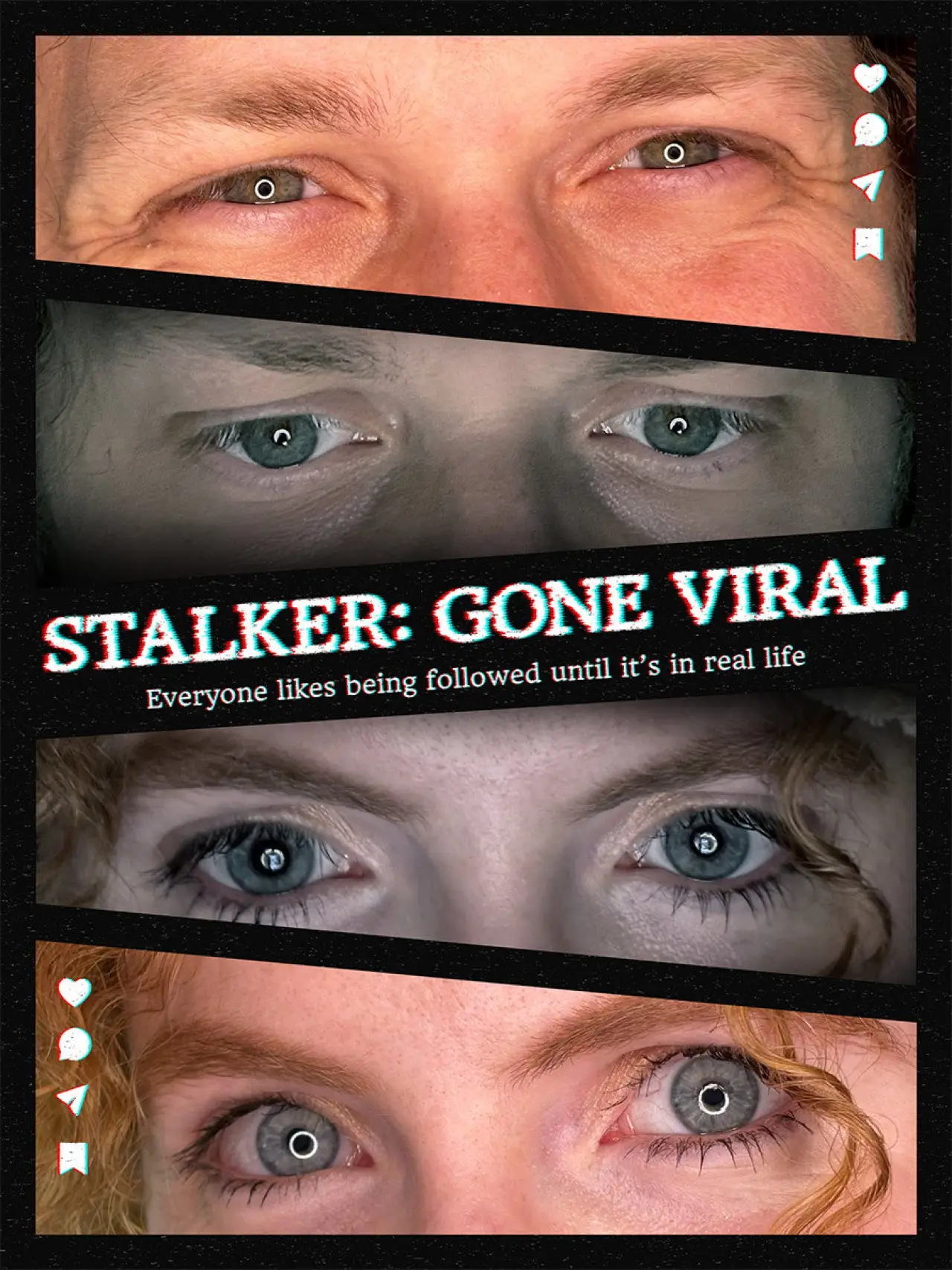 Movie poster "Stalker Gone Viral"