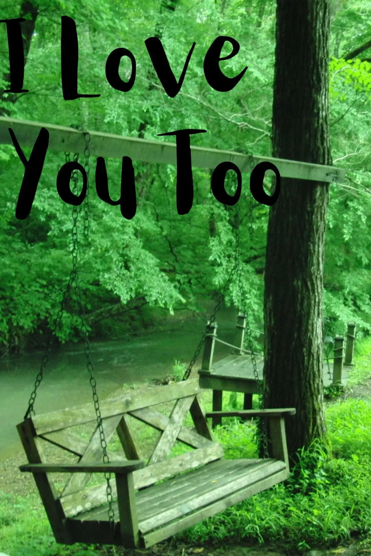 Movie poster "I Love You Too"