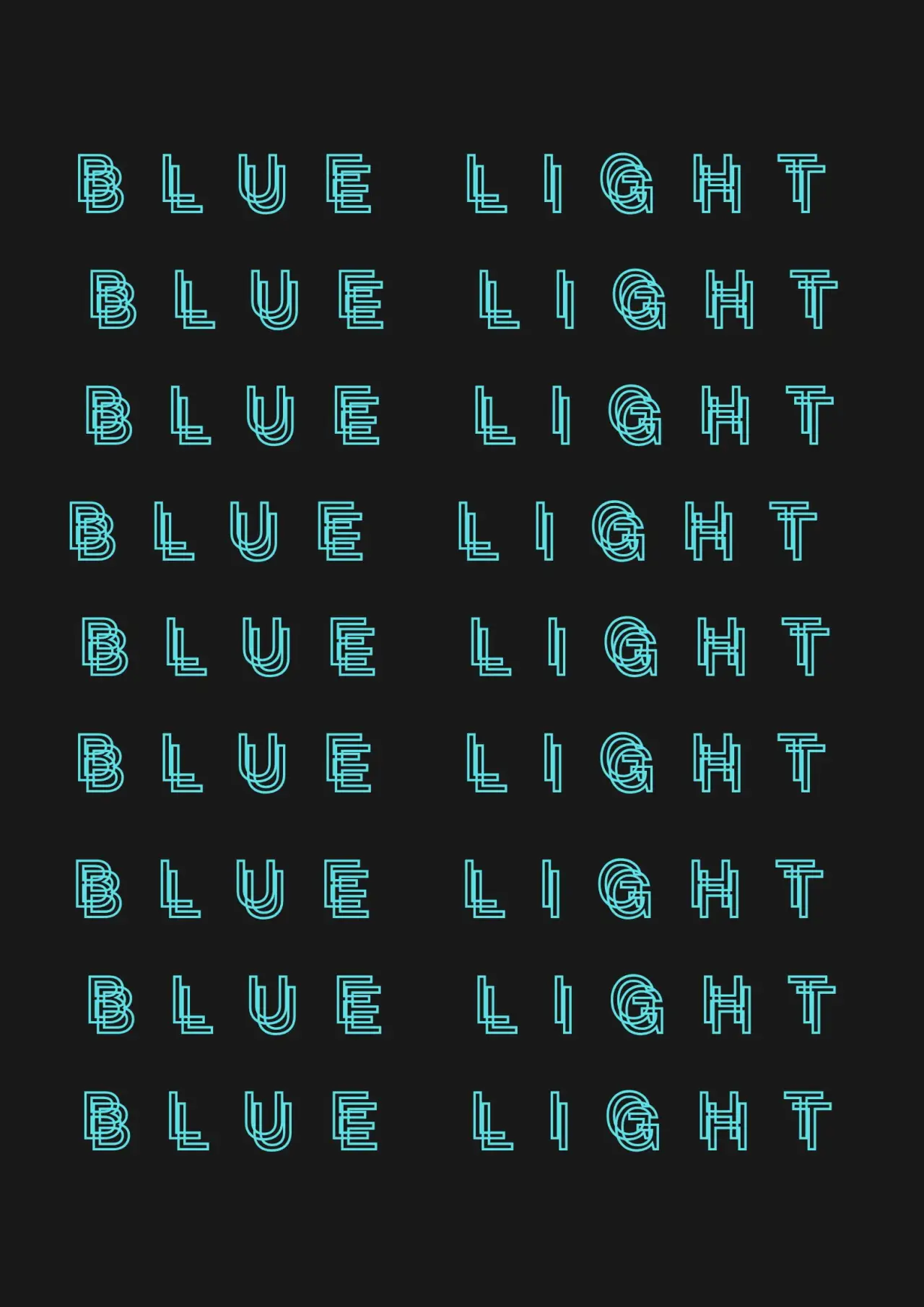 Movie poster "Blue Light"