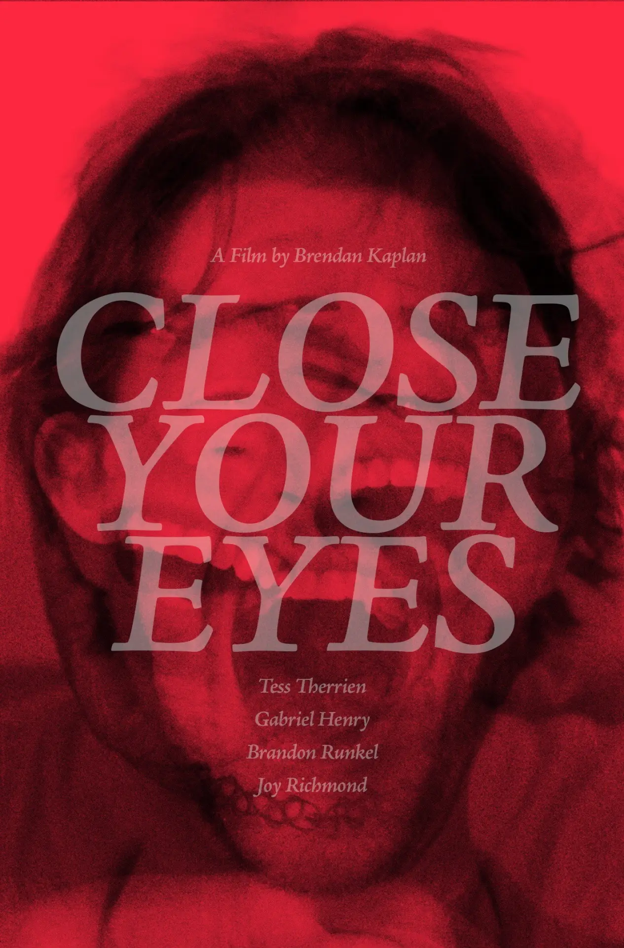 Movie poster "Close Your Eyes"
