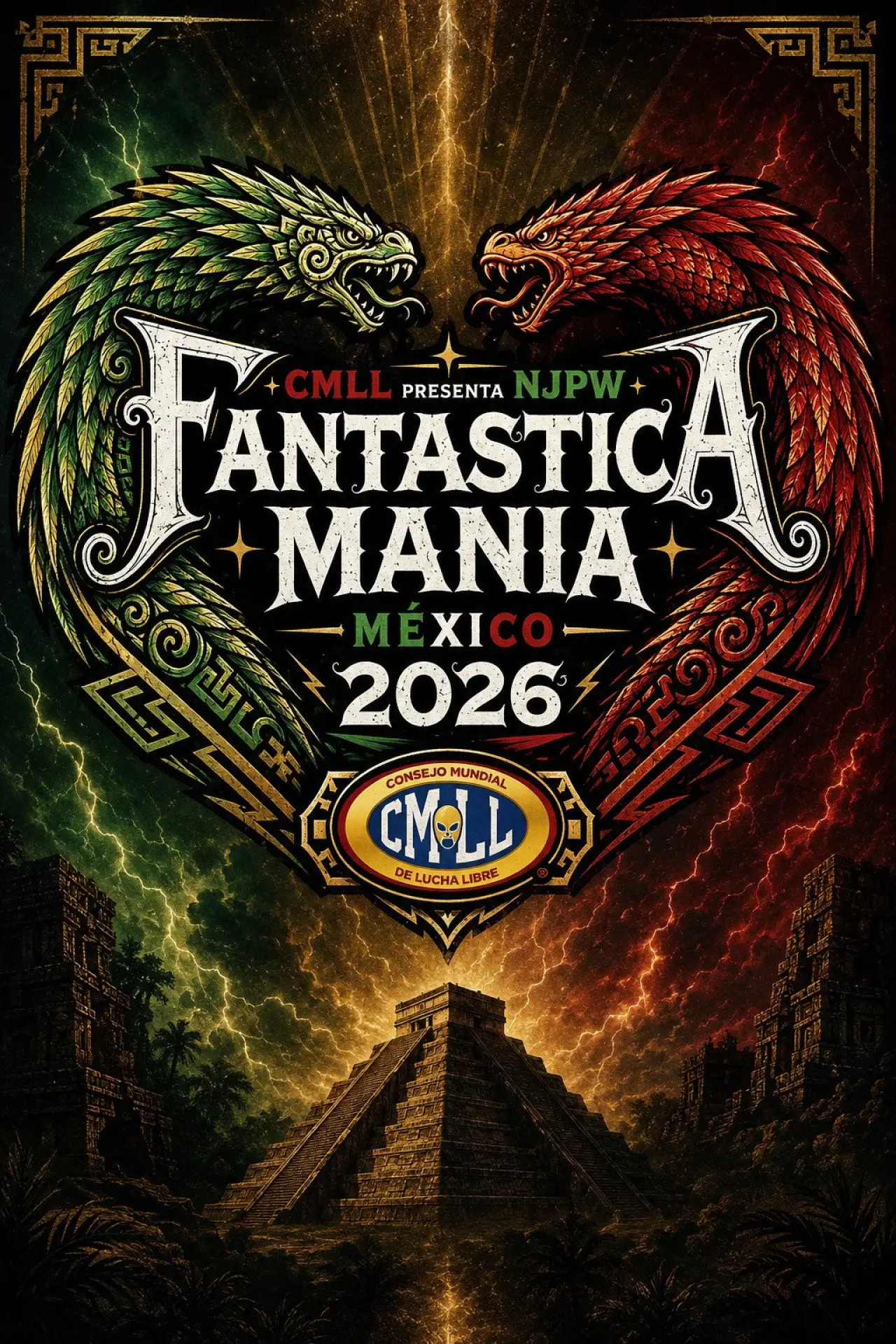 Movie poster "CMLL Presenta NJPW Fantastica Mania Mexico 2026"