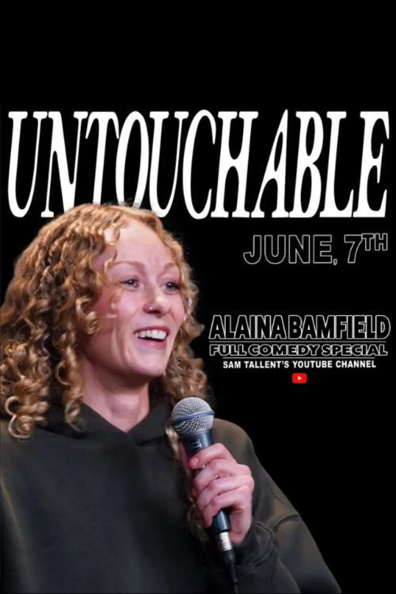 Movie poster "Alaina Bamfield: Untouchable"