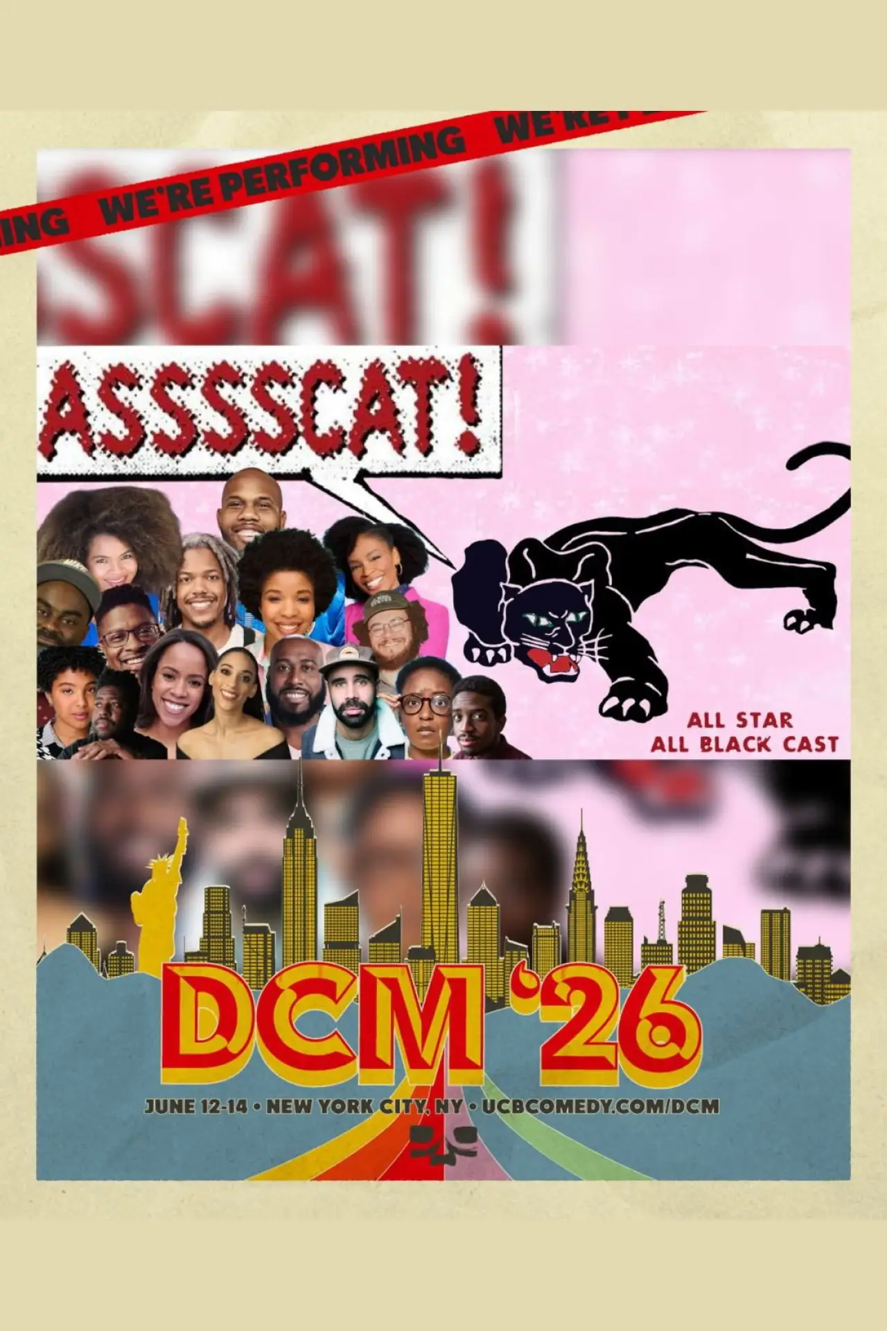Movie poster "Black ASSSSCAT!: DCM 