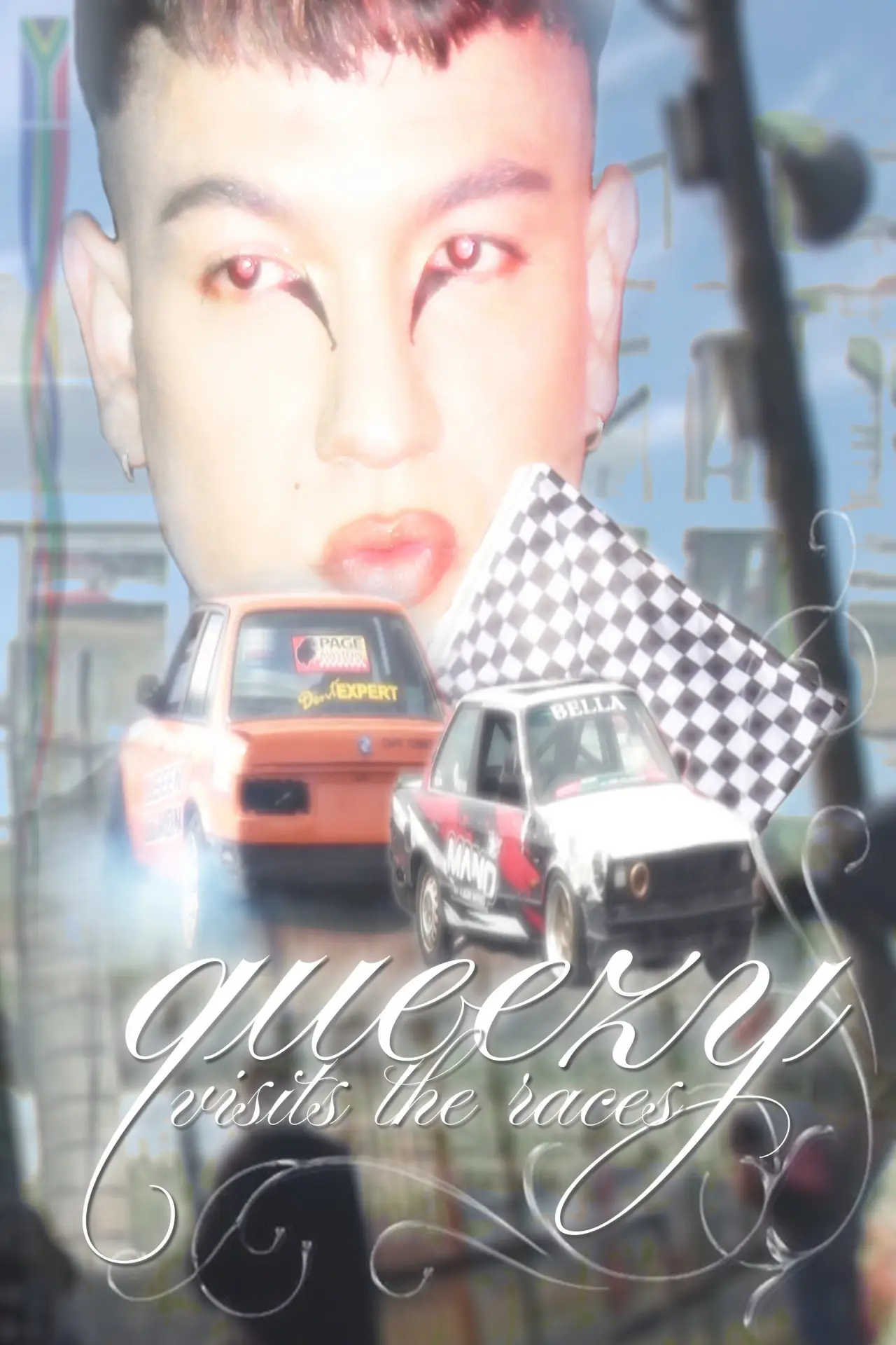 Movie poster "Queezy visits the Races"