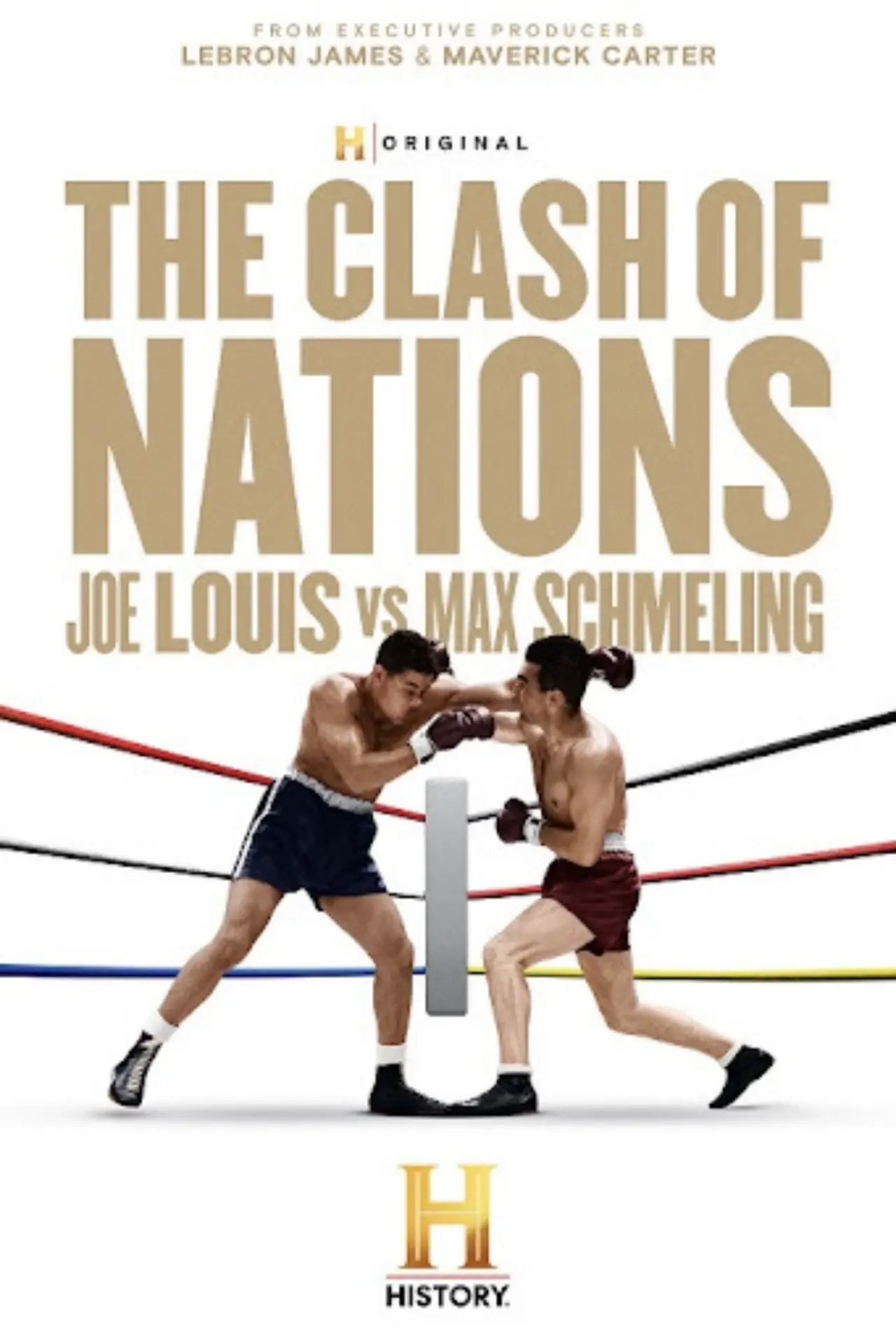 Movie poster "The Clash of Nations: Joe Louis vs. Max Schmeling"