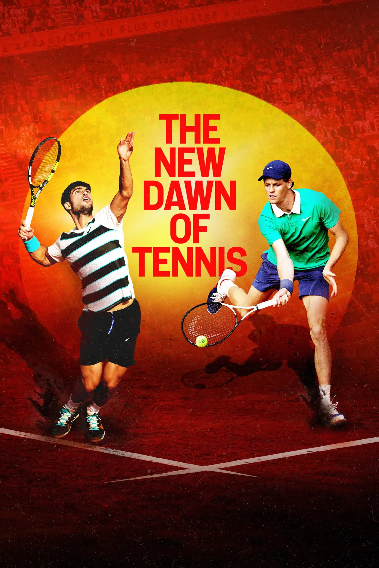 Movie poster "The New Dawn of Tennis"