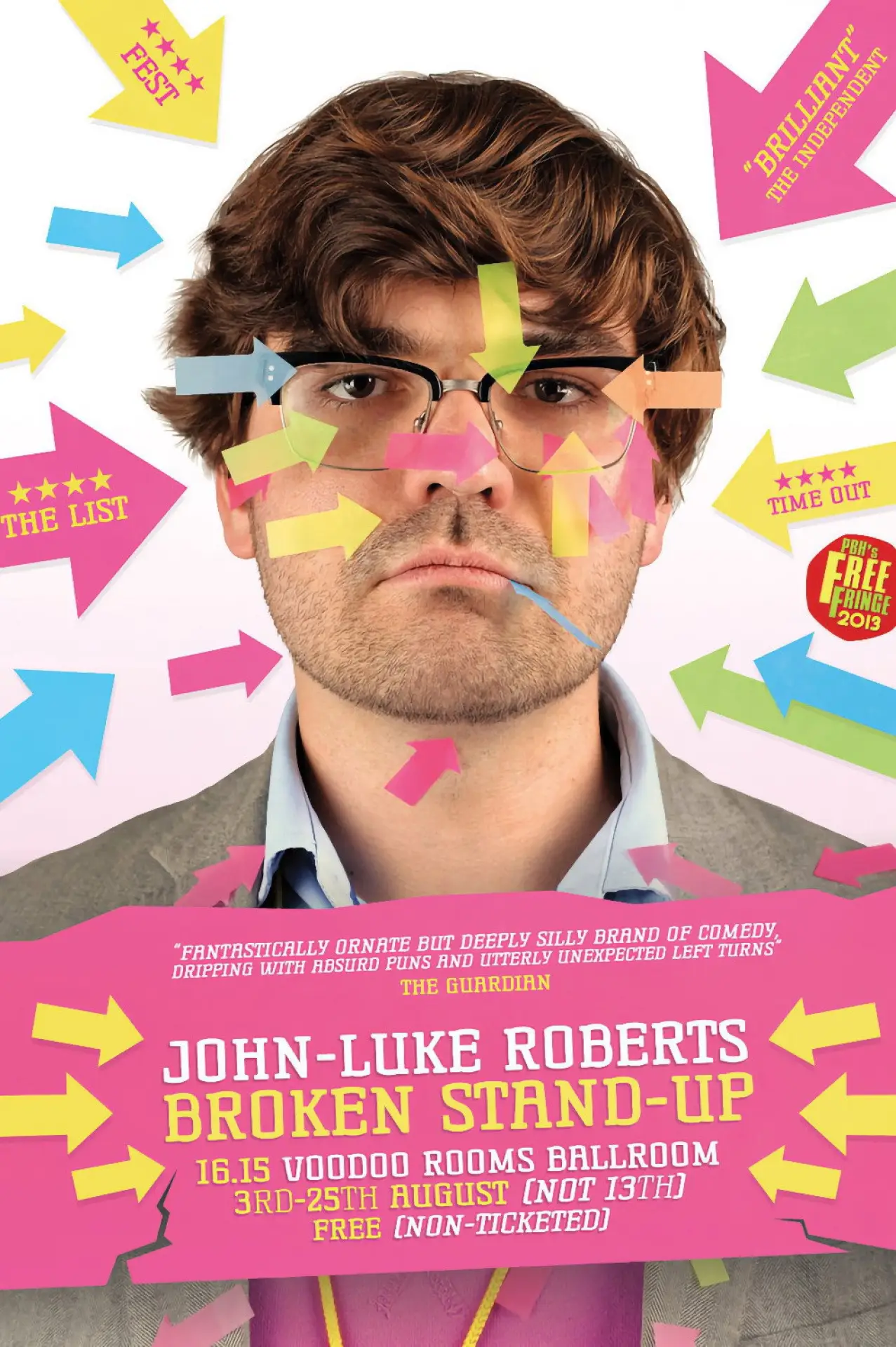 Movie poster "John-Luke Roberts: Broken Stand-up"