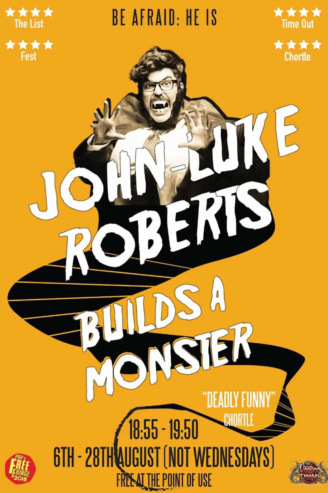 Movie poster "John-Luke Roberts Builds a Monster"