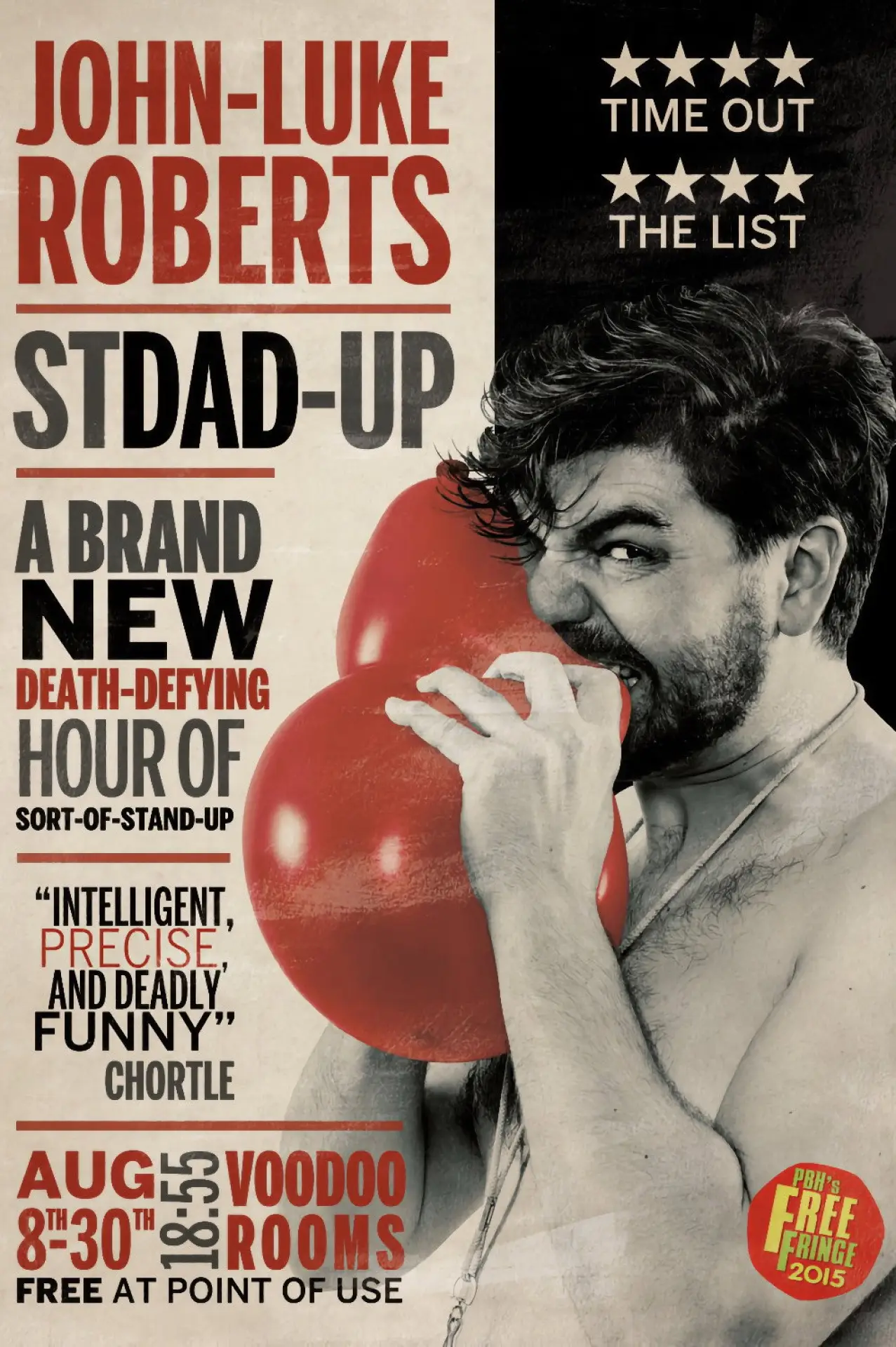 Movie poster "John-Luke Roberts: Stdad-Up"